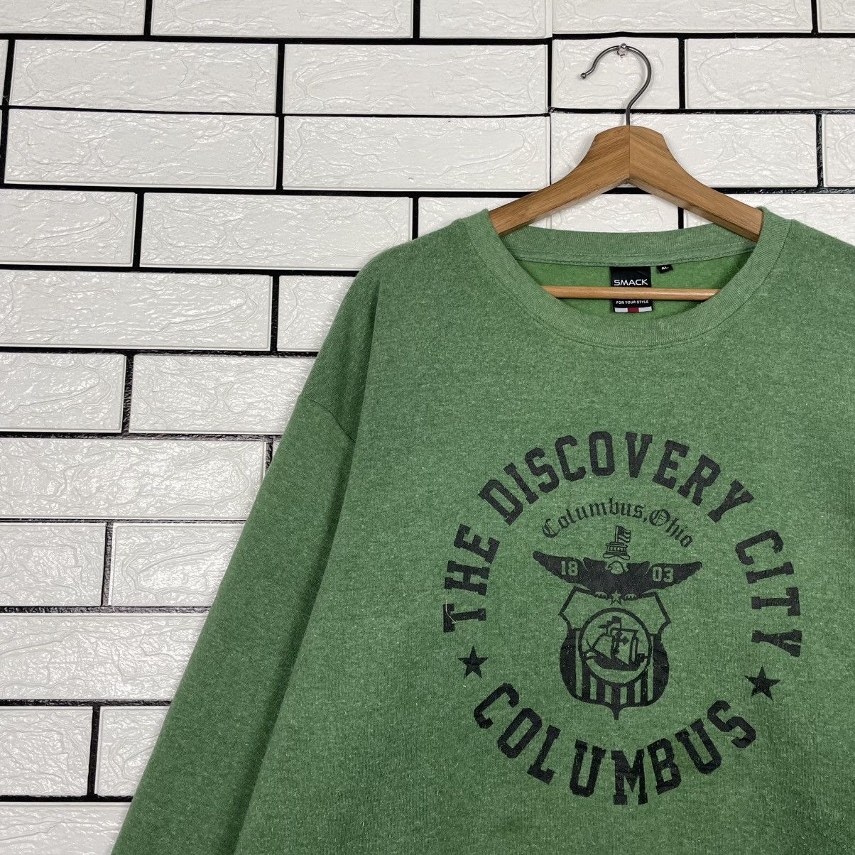 Japanese Brand Japanese Brand Smack Columbus Sweatshirt Size US XXL / EU 58 / 5 - 6 Thumbnail