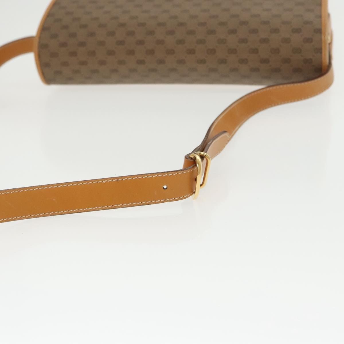 Gucci GUCCI Micro GG Supreme Shoulder Bag Pvc Beige Gold 001 104 Size ONE SIZE - 7 Thumbnail