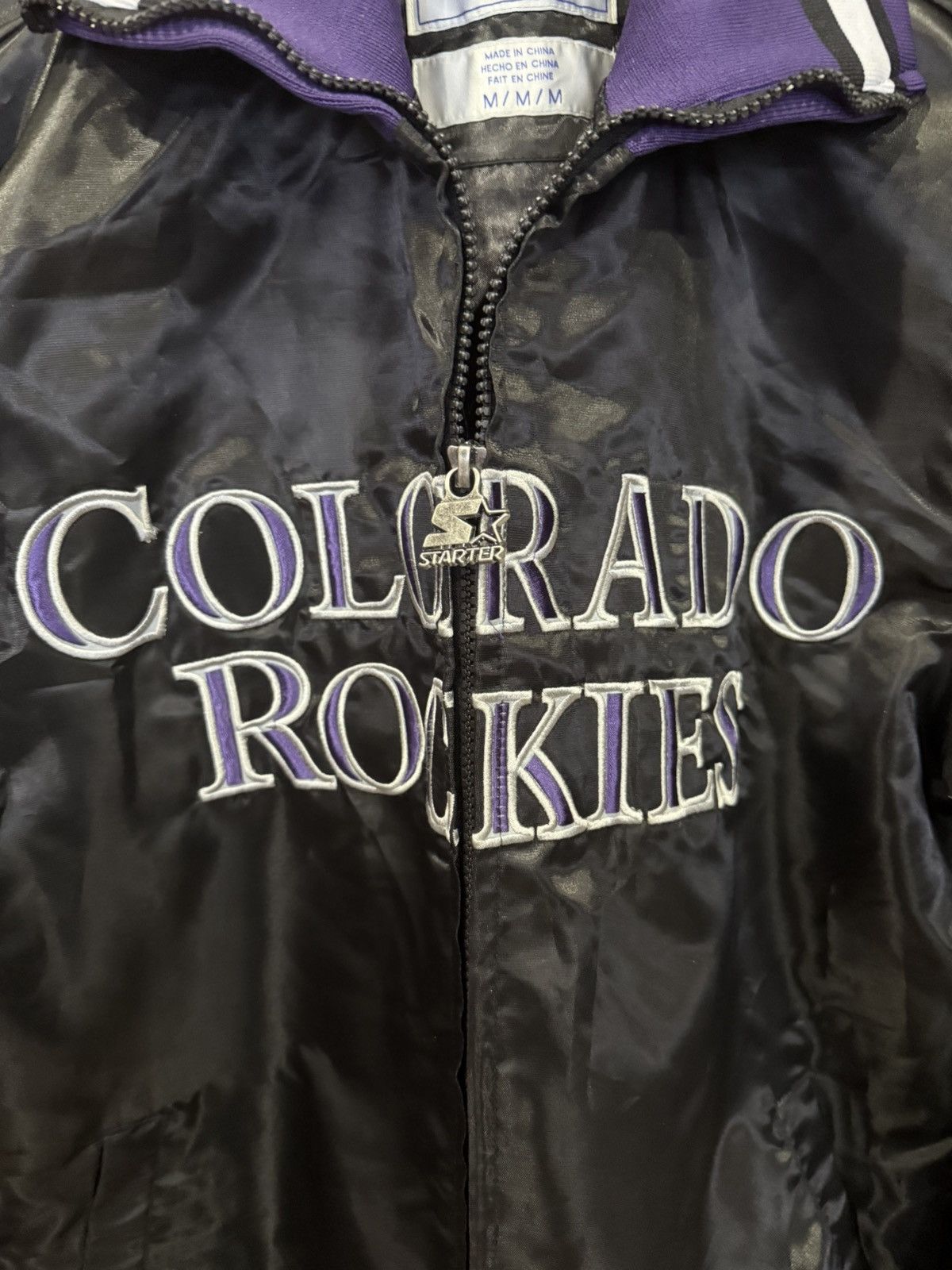 Starter Starter Colorado Rockies Jacket Medium Size US M / EU 48-50 / 2 - 2 Thumbnail