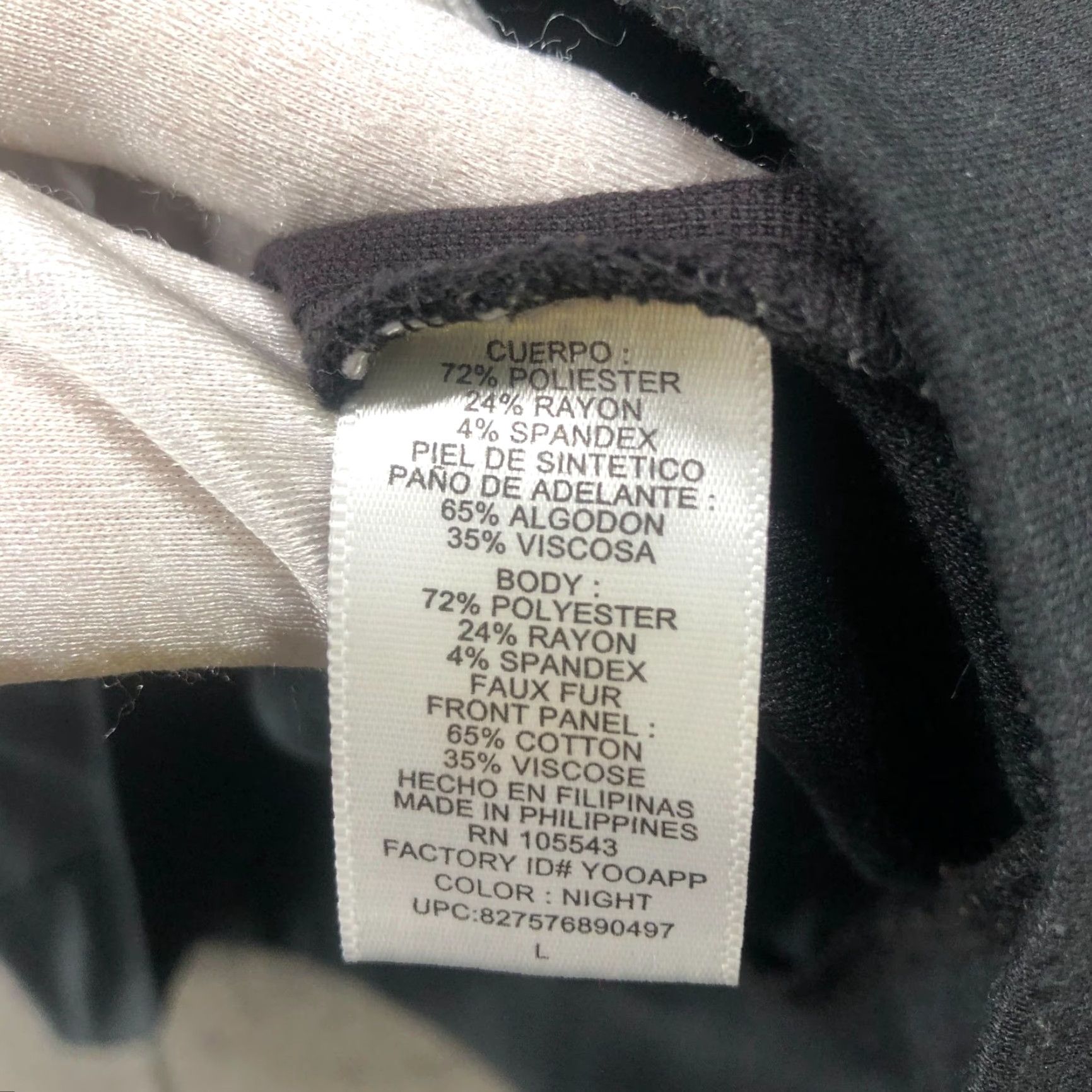 Elie Tahari Elie Tahari x Design Nation Faux Fur Black Sweatshirt Womens L Crewneck Pullover Size L / US 10 / IT 46 - 7 Thumbnail