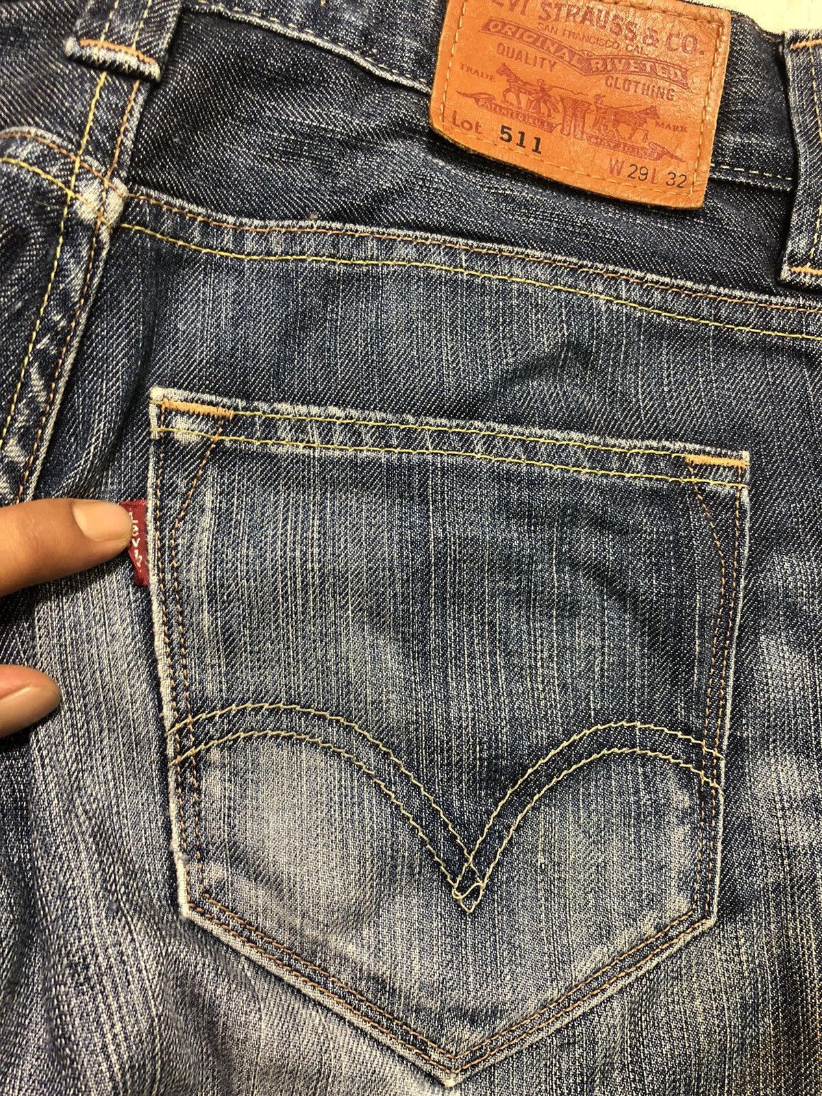 Levi's × Vintage Vintage Levi’s 511 Slim Fit Denim Size US 29 - 20 Thumbnail