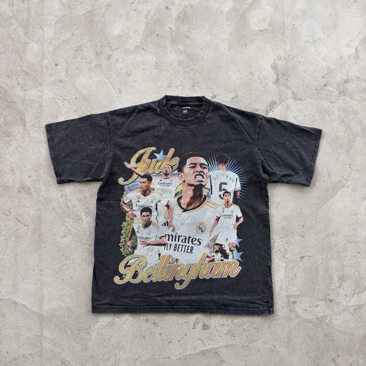 Vintage Vintage 90s Real Madrid Belligham Tee Y2K Size US M / EU 48-50 / 2 - 1 Thumbnail