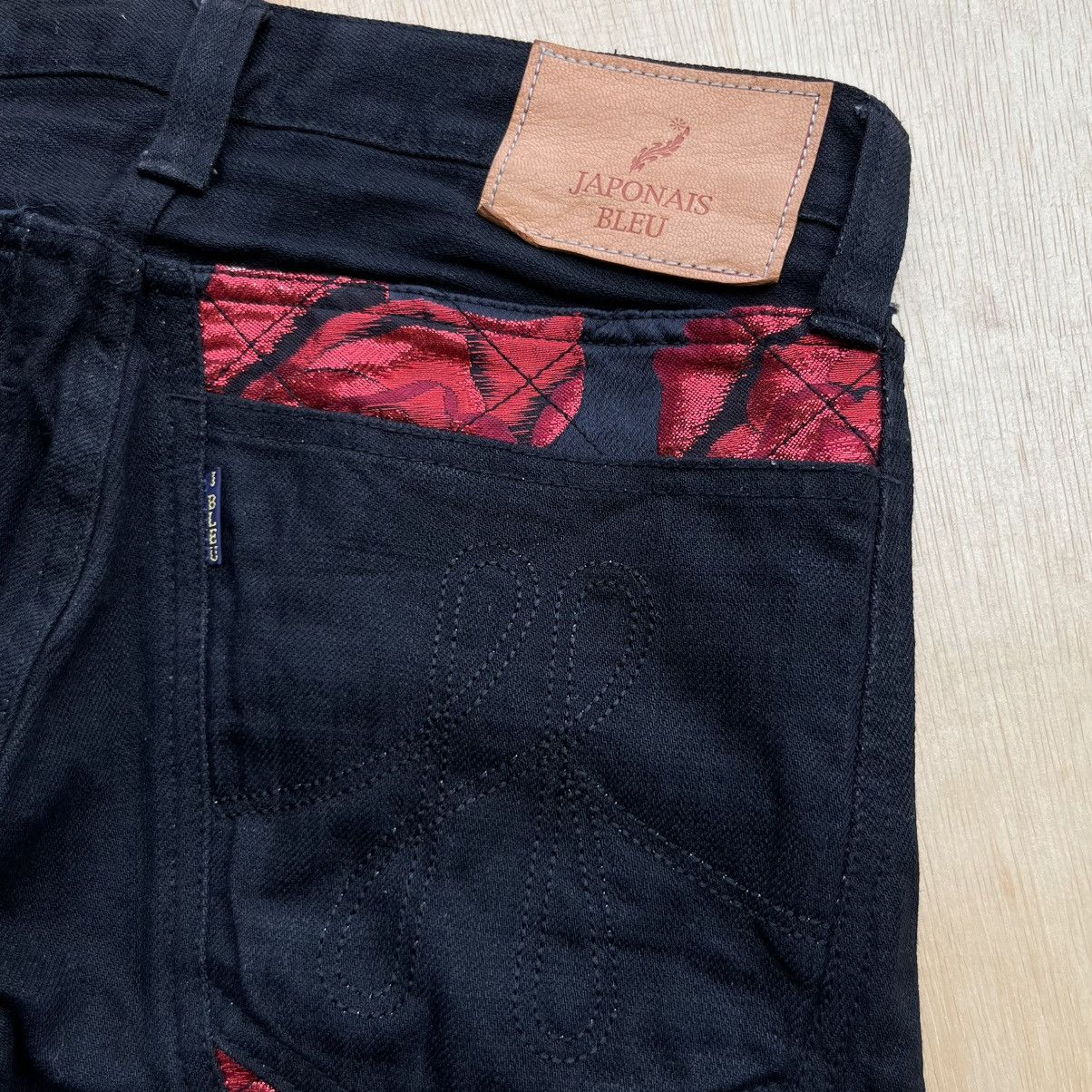 Hysteric Glamour JAPONAIS BLEU SUKAJAN JAPANESE BRAND BLACK DENIM Size US 30 / EU 46 - 3 Thumbnail