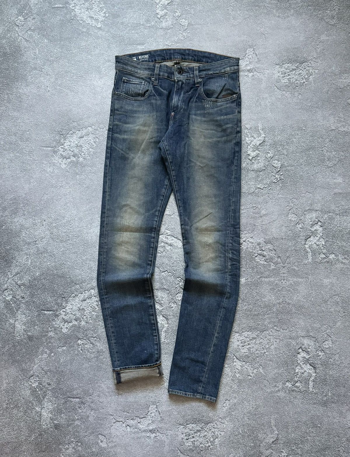 G-Star × Vintage G star raw 28/32 revend super slim denim pant trouser jeans Size US 28 / EU 44 - 8 Thumbnail