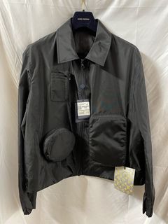 LOUIS VUITTON nylon jacket parka men's L