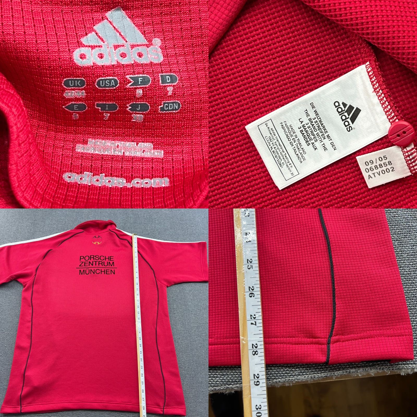 Adidas adidas Germany 2005 2006 Polo Shirt Mens Football Jersey Large Red T-Shirt Short Sleeve Jersey Mens Football Size US L / EU 52-54 / 3 - 8 Thumbnail