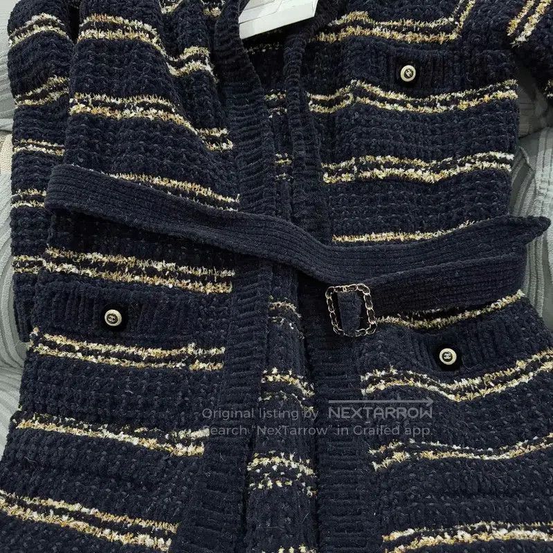 Chanel Chanel Deep Blue Cashmere Women's Coat . Size S / US 4 / IT 40 - 3 Thumbnail