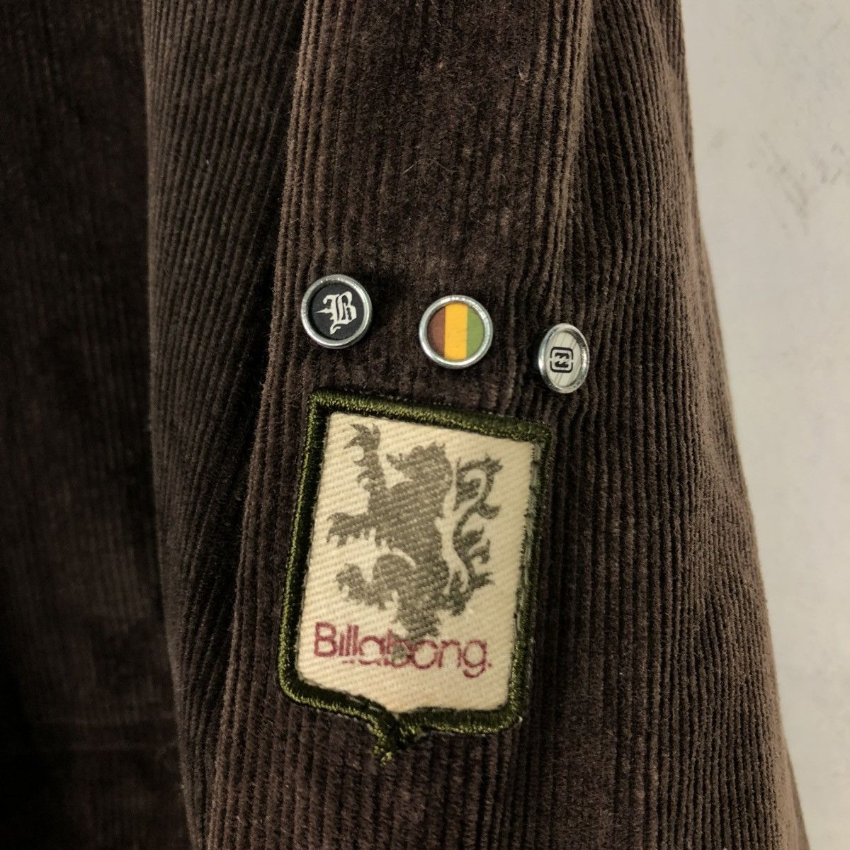 Billabong 🔥VINTAGE BOMBER JACKET CORDUROY BILLABONG MINK FUR HOODIE Size US M / EU 48-50 / 2 - 22 Thumbnail