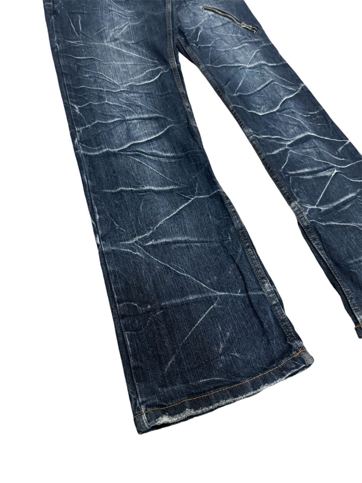 If Six Was Nine Vintage Nylaus Japan Double Waist Jeans Size US 33 - 2 Thumbnail