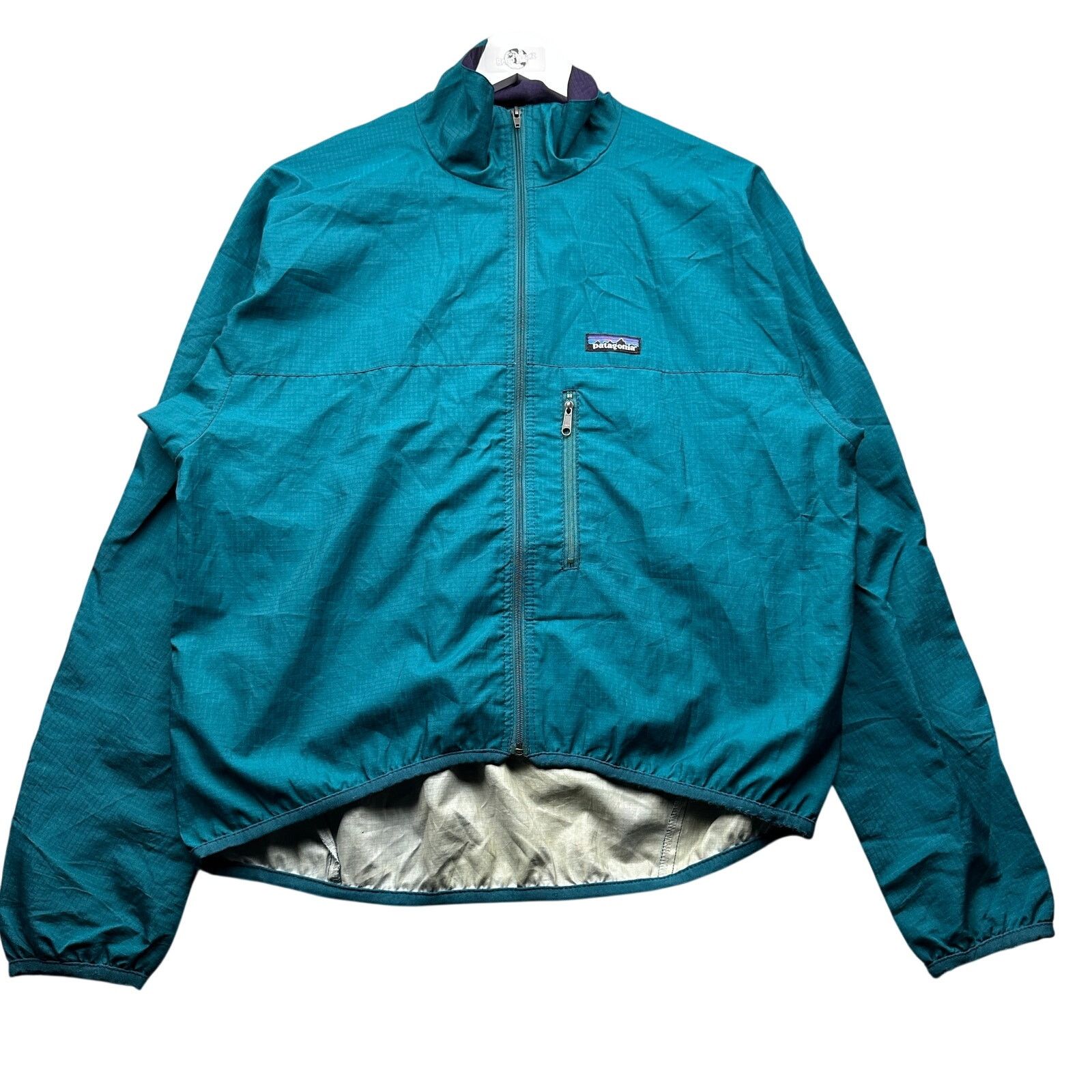 Patagonia Vintage 1996 Patagonia Ripstop Jacket Womens Large Blue Size L / US 10 / IT 46 - 1 Thumbnail