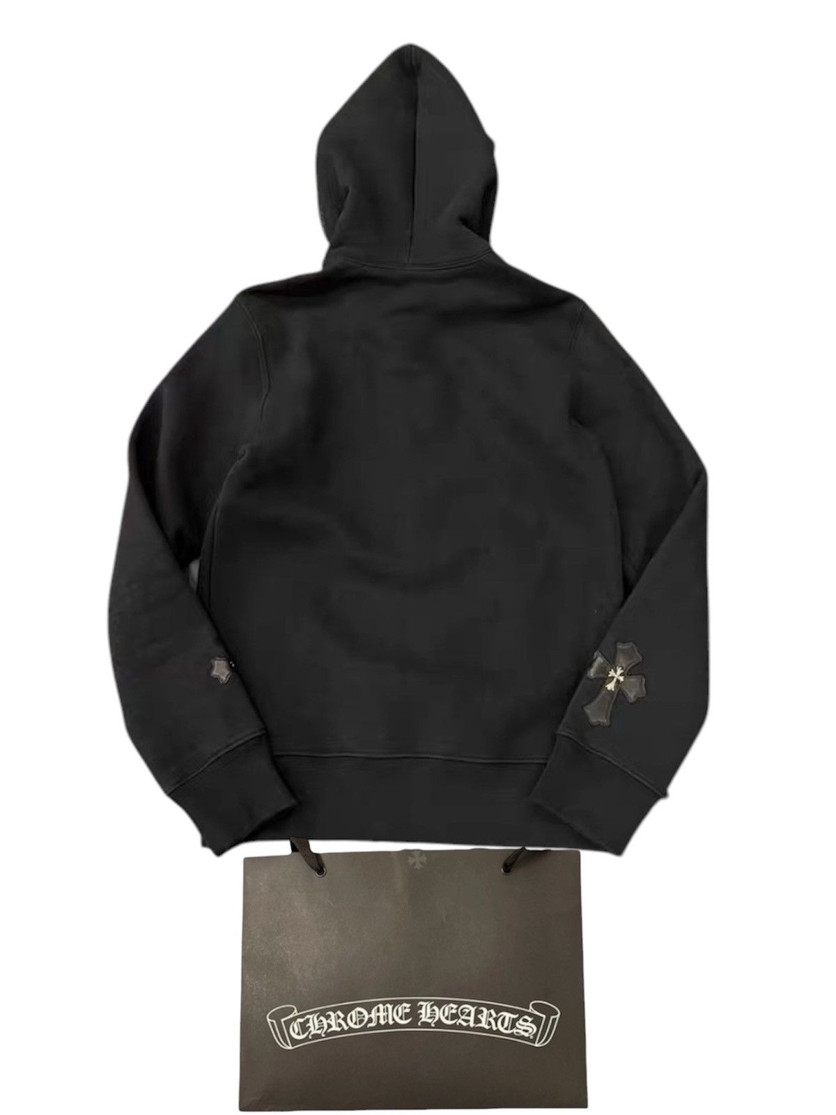 Chrome Hearts Chrome Hearts M Silver Cross Patches Zip Up Hoodie Size US M / EU 48-50 / 2 - 1 Thumbnail