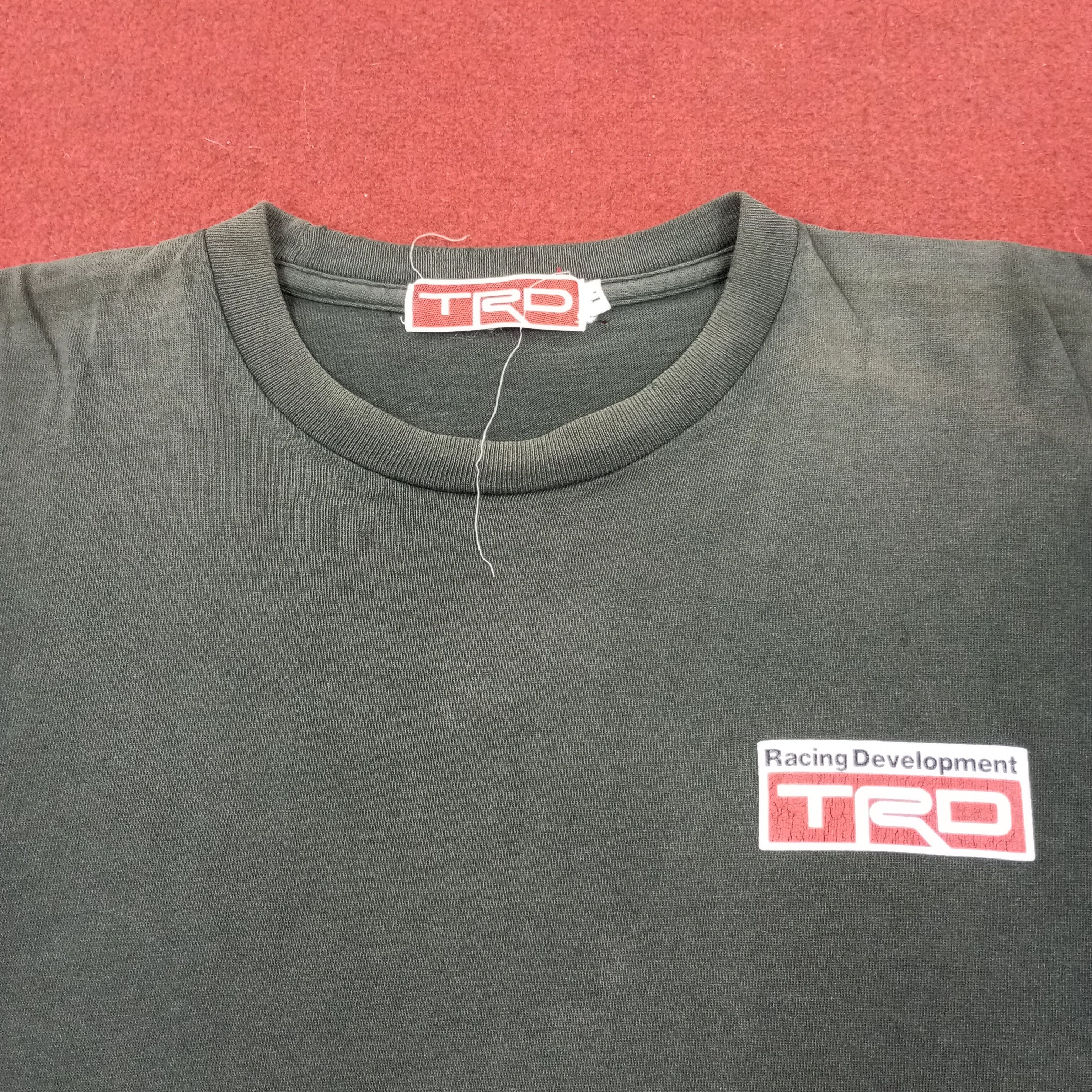 Japanese Brand × Vintage TRD Racing Development Japanese Toyota Motorsports Tshirt Size US L / EU 52-54 / 3 - 4 Thumbnail