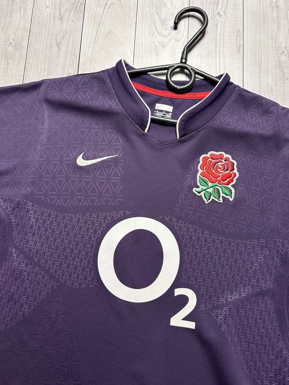 Nike × Vintage Vintage Nike England Rugby jersey size S purple rare Size US S / EU 44-46 / 1 - 4 Thumbnail