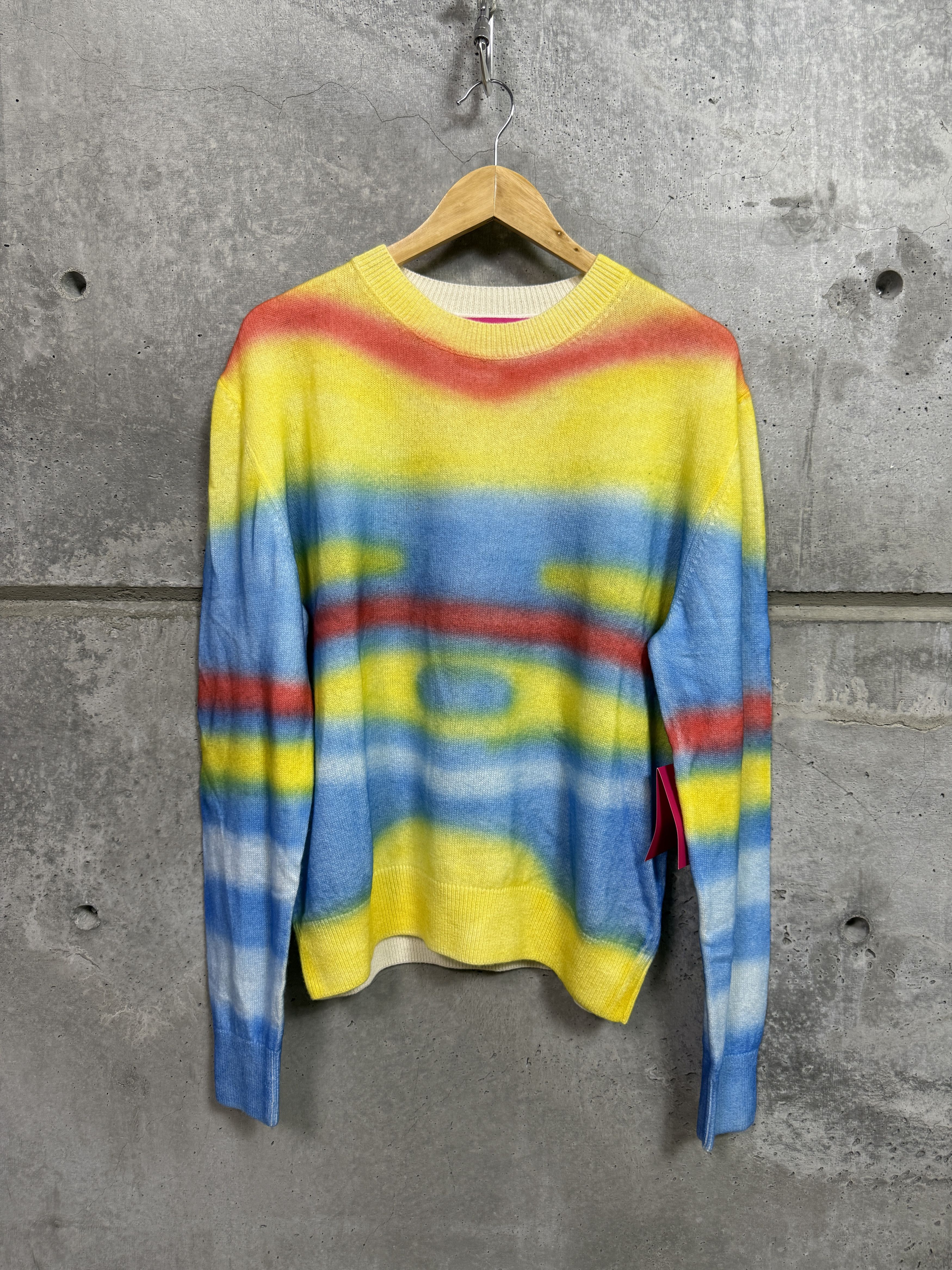 The Elder Statesman $2295 The Elder Statesman Graffiti Crewneck Sweater Size US M / EU 48-50 / 2 - 6 Thumbnail