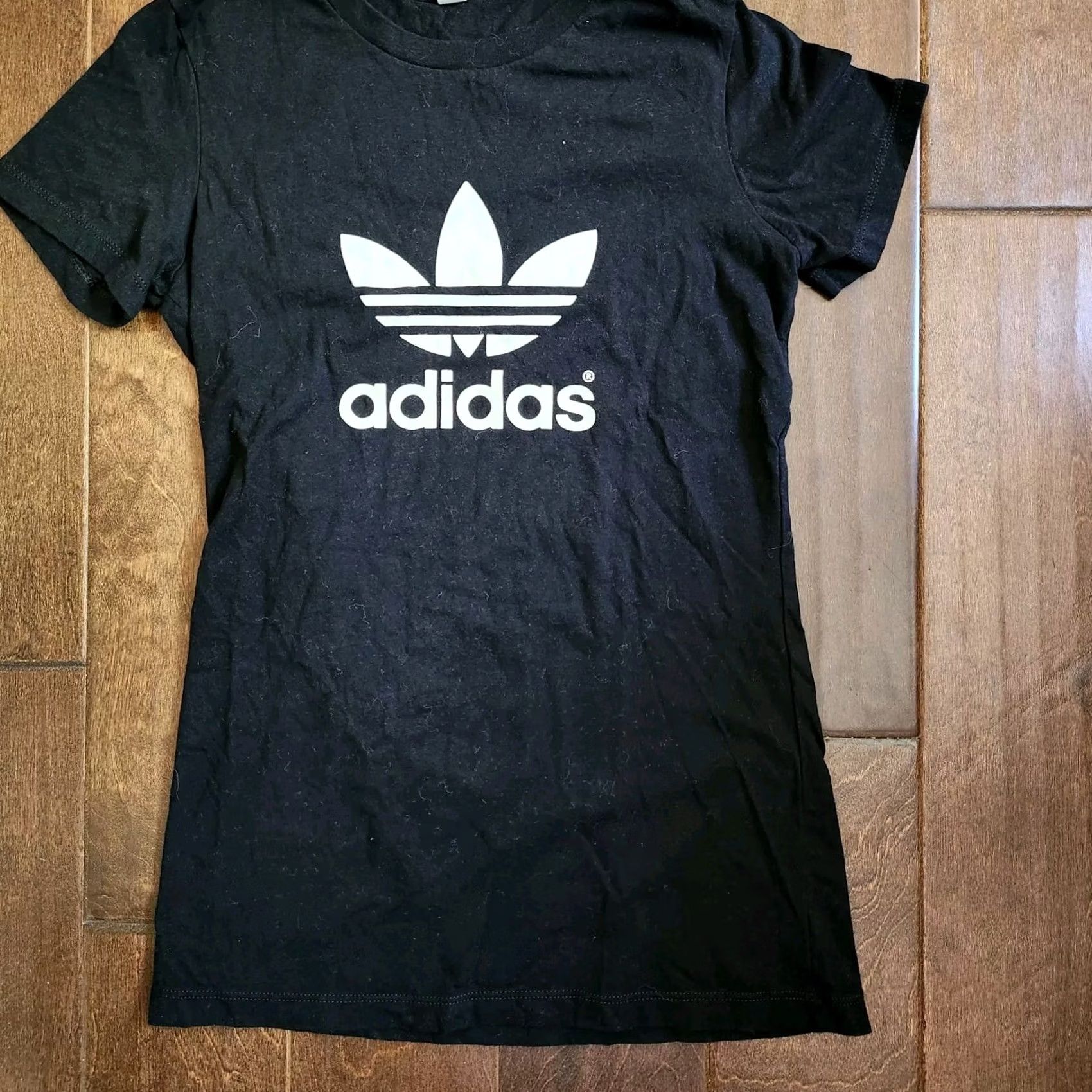 Adidas Adidas Black Tee Shirt Mens Size M Crew Neck Short Sleeve Logo T-Shirt Trefoil - Cotton Size US M / EU 48-50 / 2 - 3 Thumbnail