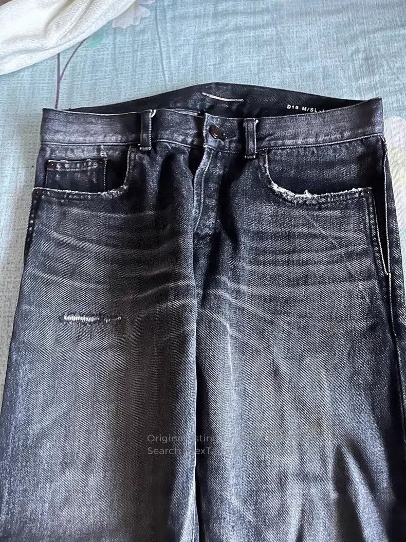 Saint Laurent Paris Saint Laurent Paris Distressed Denim Jeans i Size US 27 - 7 Thumbnail