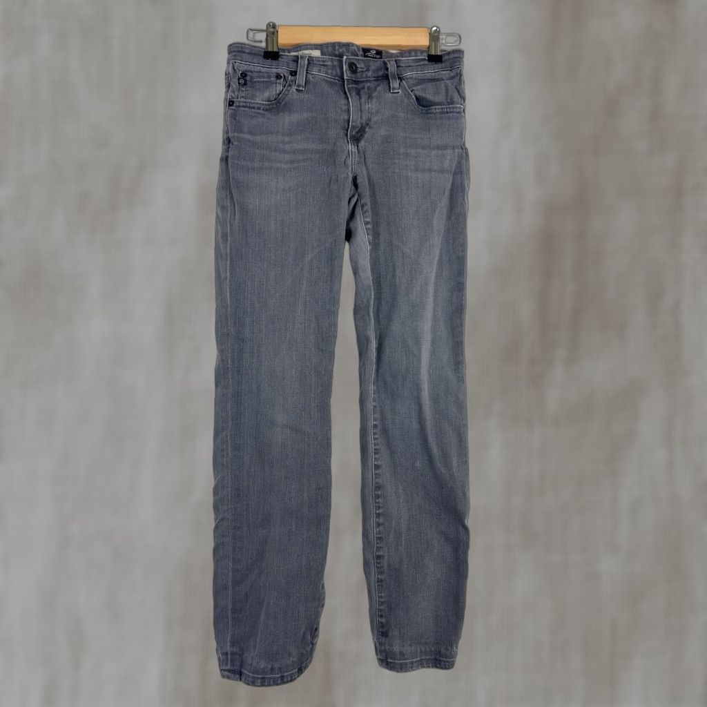 Vintage AG Adriano Goldschmied The Stevie Slim Straight Jeans 28x29 Gray Mens Jeans Size US 28 / EU 44 - 1 Thumbnail