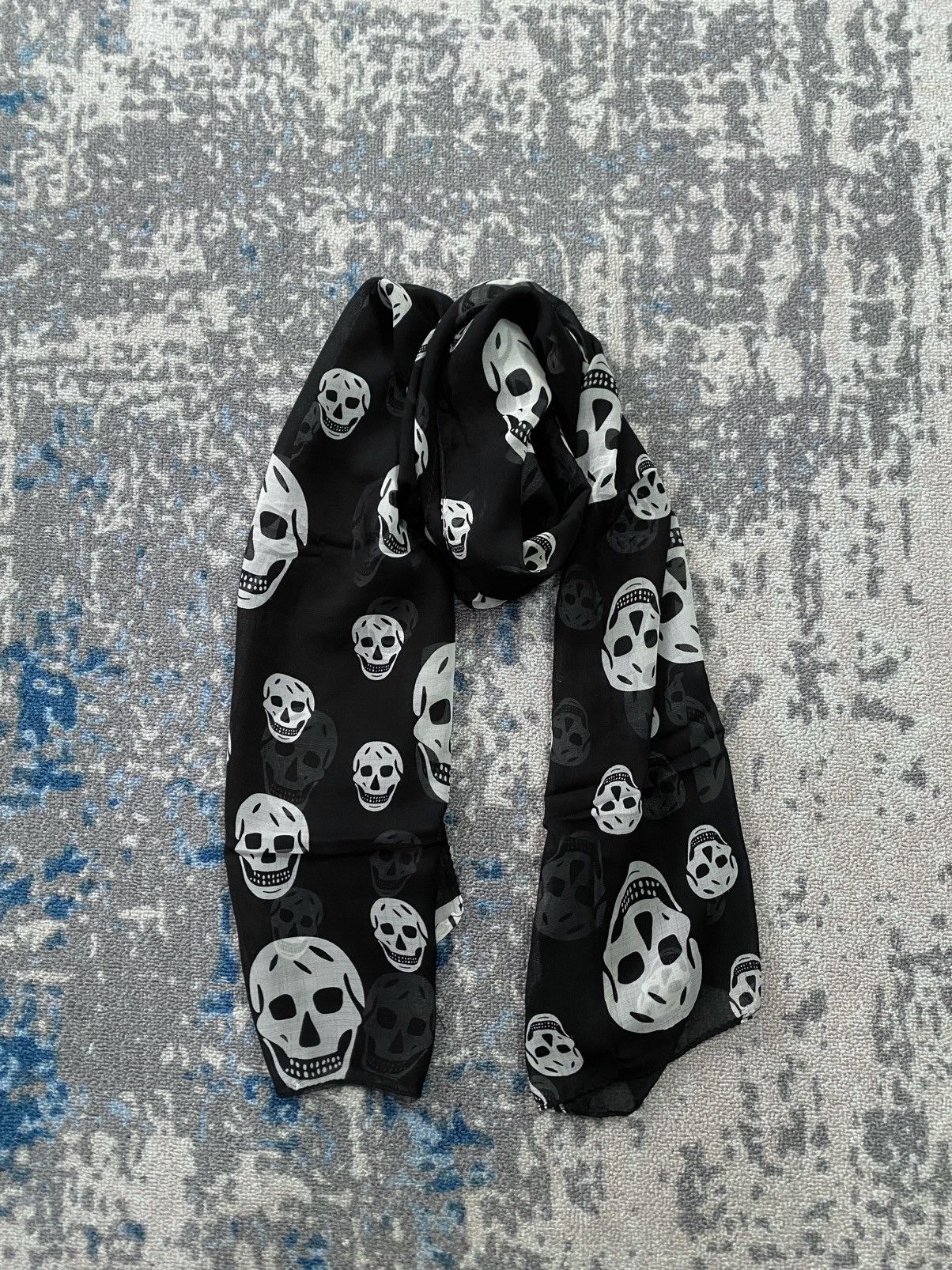 Japanese Brand Scraf skull Like Alexander Mcqueen Size ONE SIZE - 1 Thumbnail