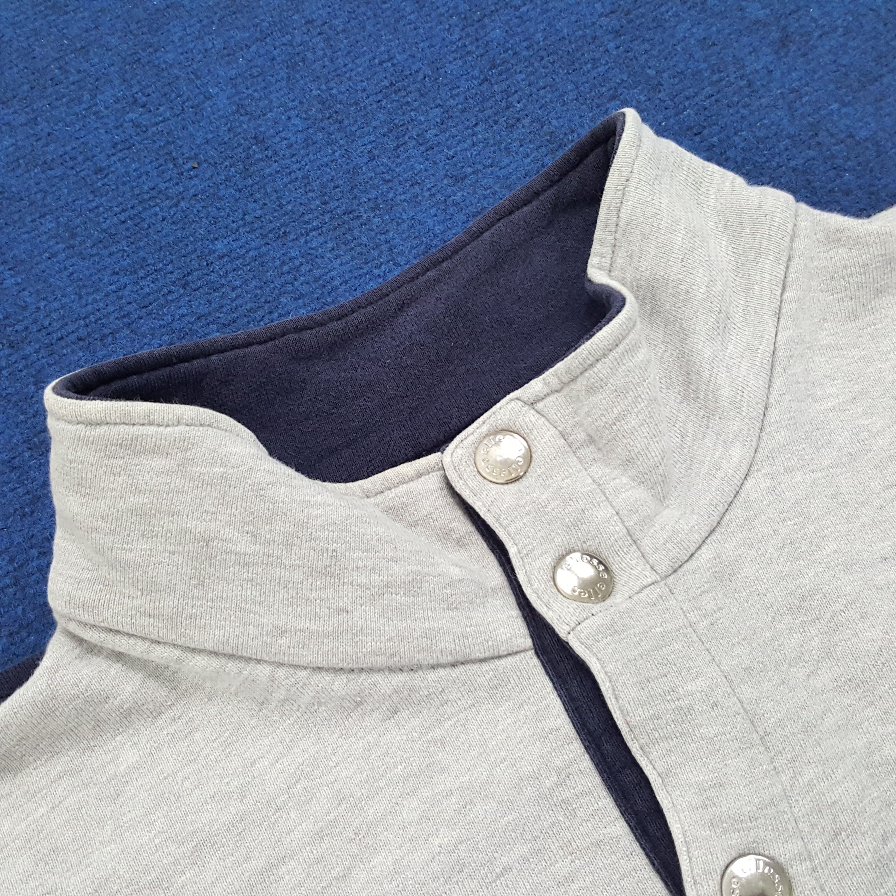 Ellesse × Vintage Vintage Ellesse Perugia Italia 1959 Half Button Sweatshirts Size US L / EU 52-54 / 3 - 4 Thumbnail