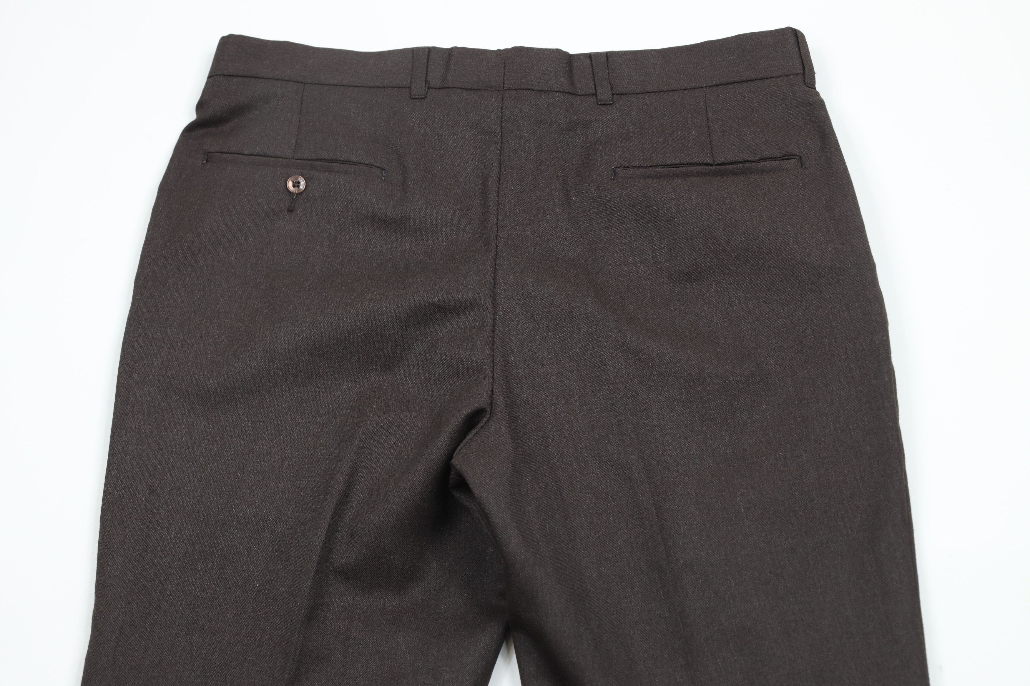 Vintage Vintage 70s Streetwear Wide Leg Bell Bottoms Pants Brown USA Size US 34 / EU 50 - 9 Thumbnail