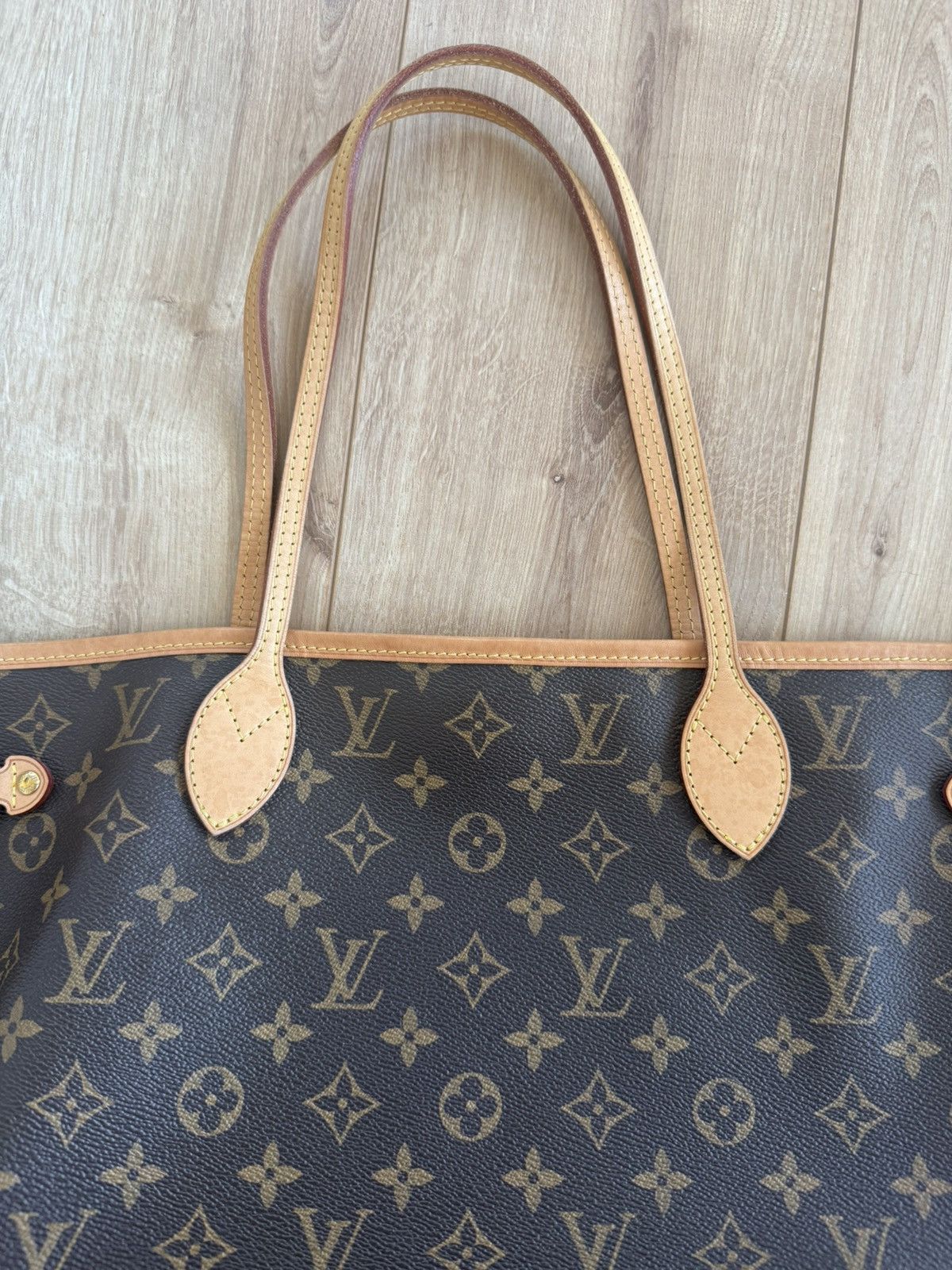 Louis Vuitton Louis Vuitton Neverfull MM Pivoine Pink Tote Bag Size ONE SIZE - 3 Thumbnail
