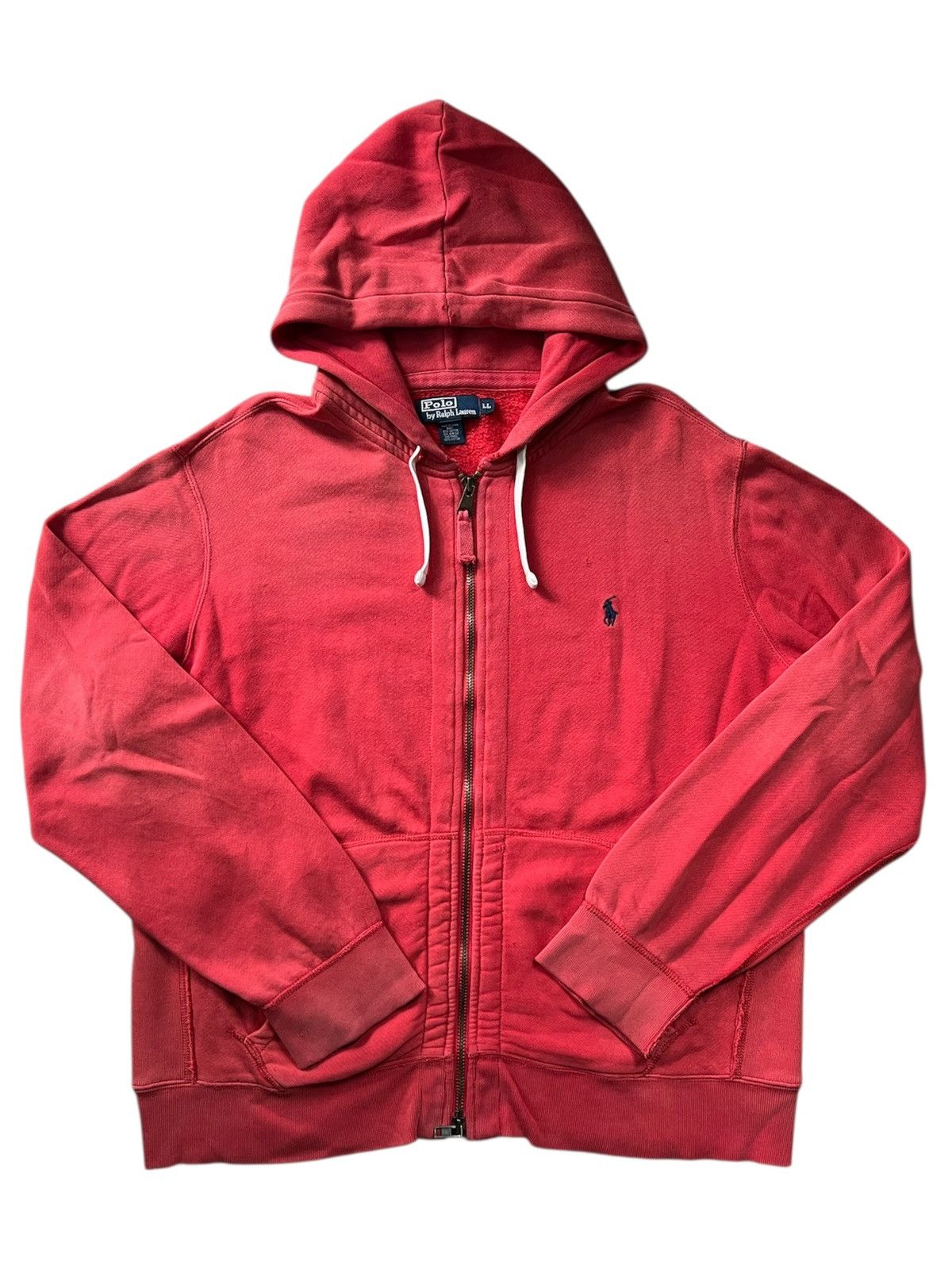Polo Ralph Lauren Faded Polo Ralph Lauren Zip Up Hoodie Size US L / EU 52-54 / 3 - 1 Thumbnail