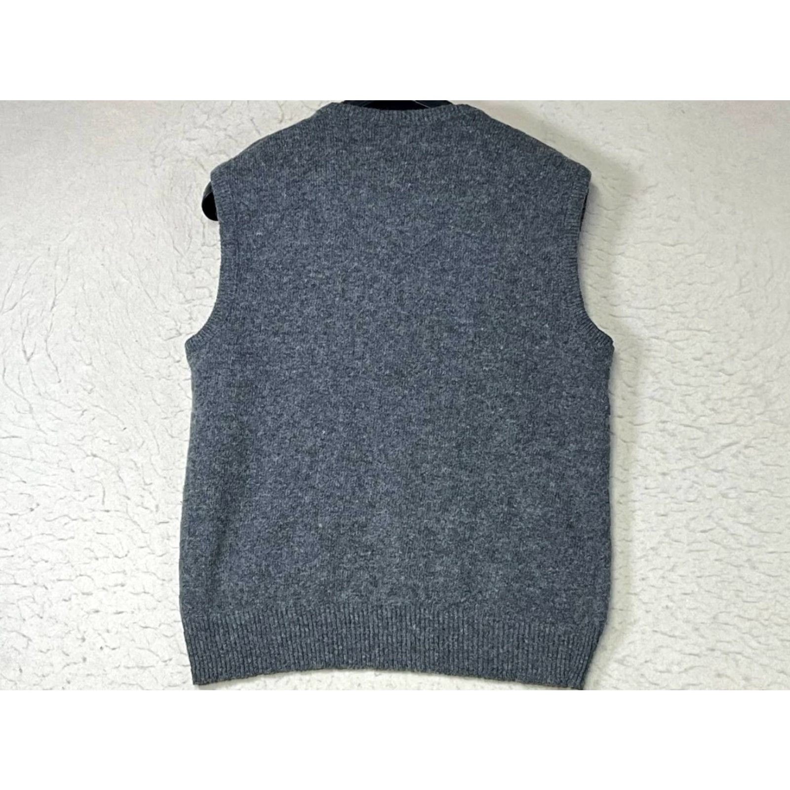 Vintage VINTAGE Campus Vest Mens L Gray Wool Blend Sleeveless Casual 90s See All Pics Size US L / EU 52-54 / 3 - 2 Thumbnail