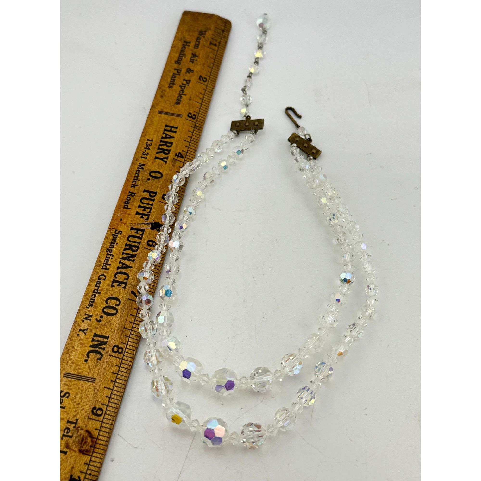 Vintage Vintage double strand crystal rhinestone necklace Size ONE SIZE - 4 Thumbnail