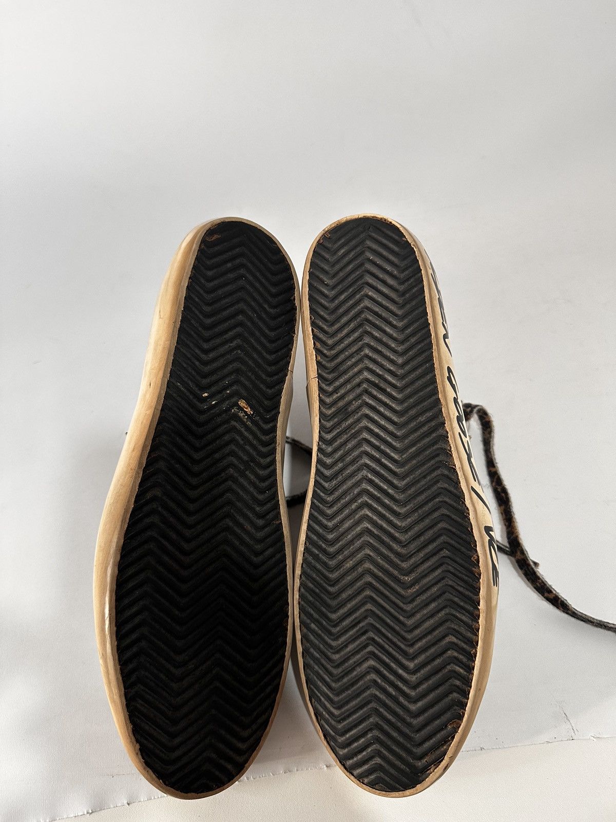Golden Goose Golden Goose Glitter Finish With Leopard-print laces. Size US 7 / EU 40 - 11 Thumbnail