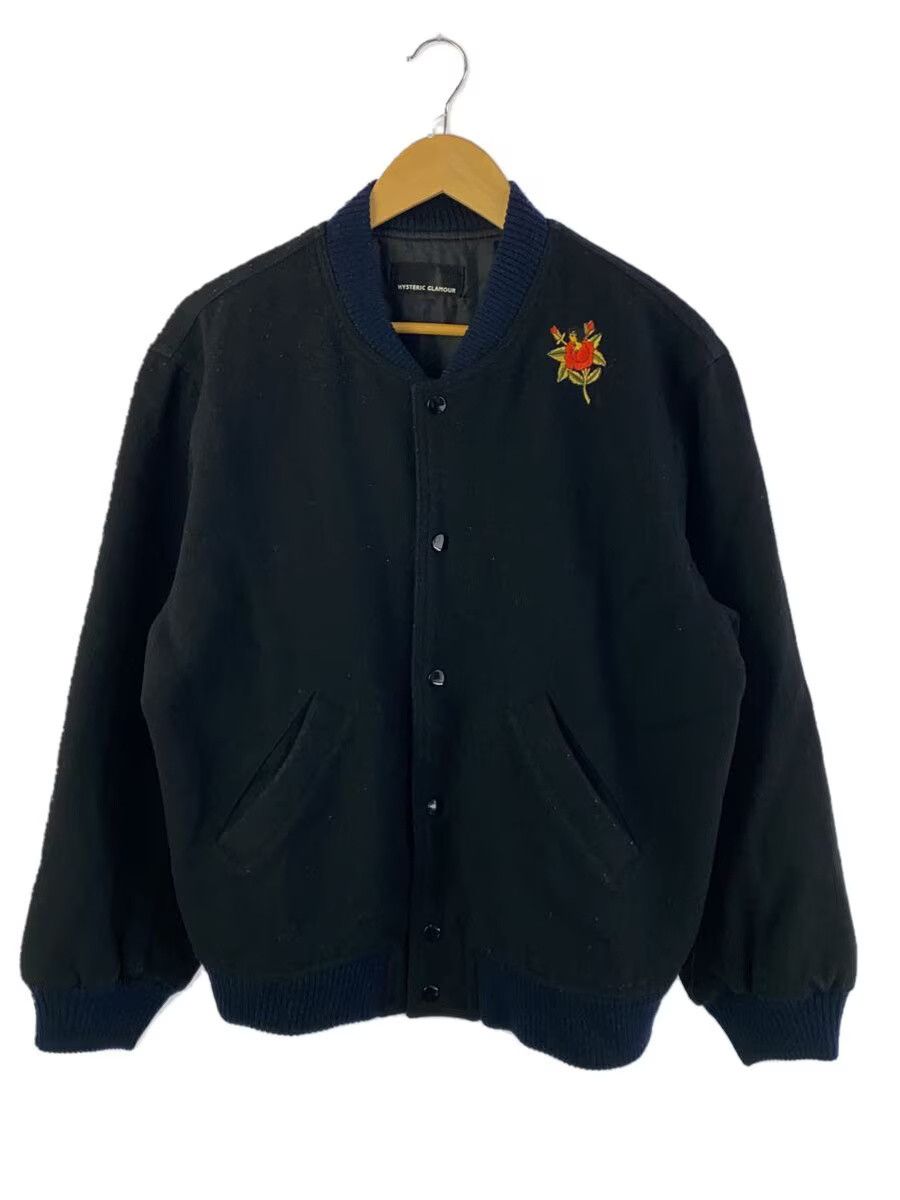 Hysteric Glamour Hysteric Glamour Wool Stadium Jacket Black Size US S / EU 44-46 / 1 - 1 Thumbnail