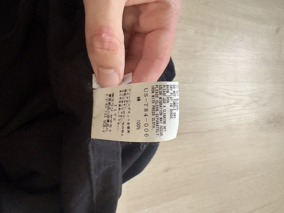 Yohji Yamamoto Yohji Yamamoto Y’s Longsleeve Black w/ Pink Front Print Size M / US 6-8 / IT 42-44 - 4 Thumbnail