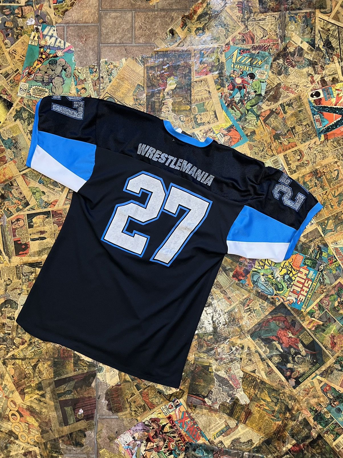 Vintage 2011 wrestlemania jersey Size US L / EU 52-54 / 3 - 2 Thumbnail