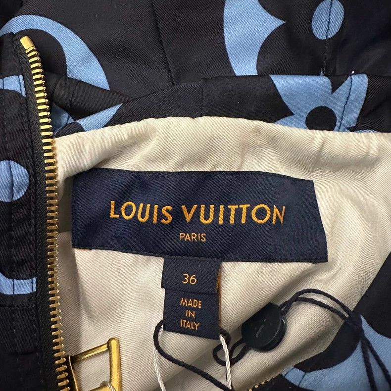 Louis Vuitton Louis Vuitton Blue presbyopic patchwork full print assault Size XS / US 0-2 / IT 36-38 - 4 Thumbnail