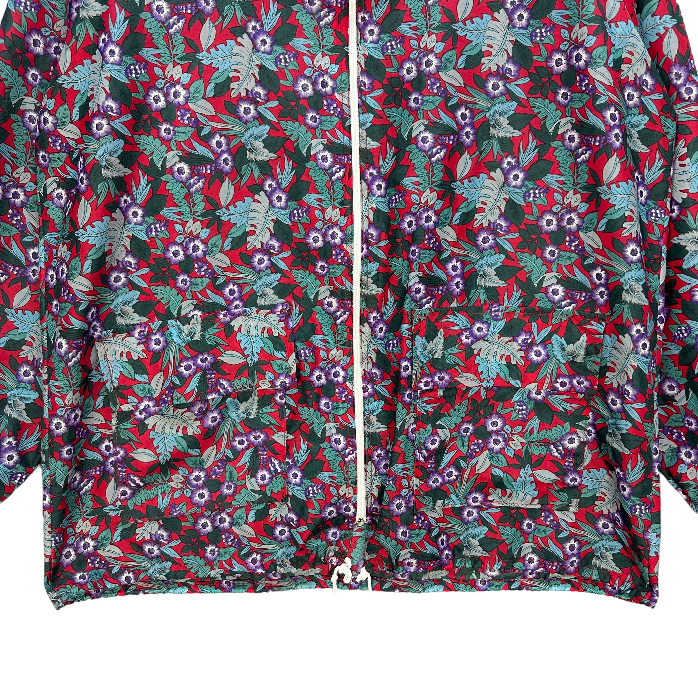 Other FLORAL FULLPRINT HOODED LIGHT JACKET #8260-218 Size US L / EU 52-54 / 3 - 3 Thumbnail