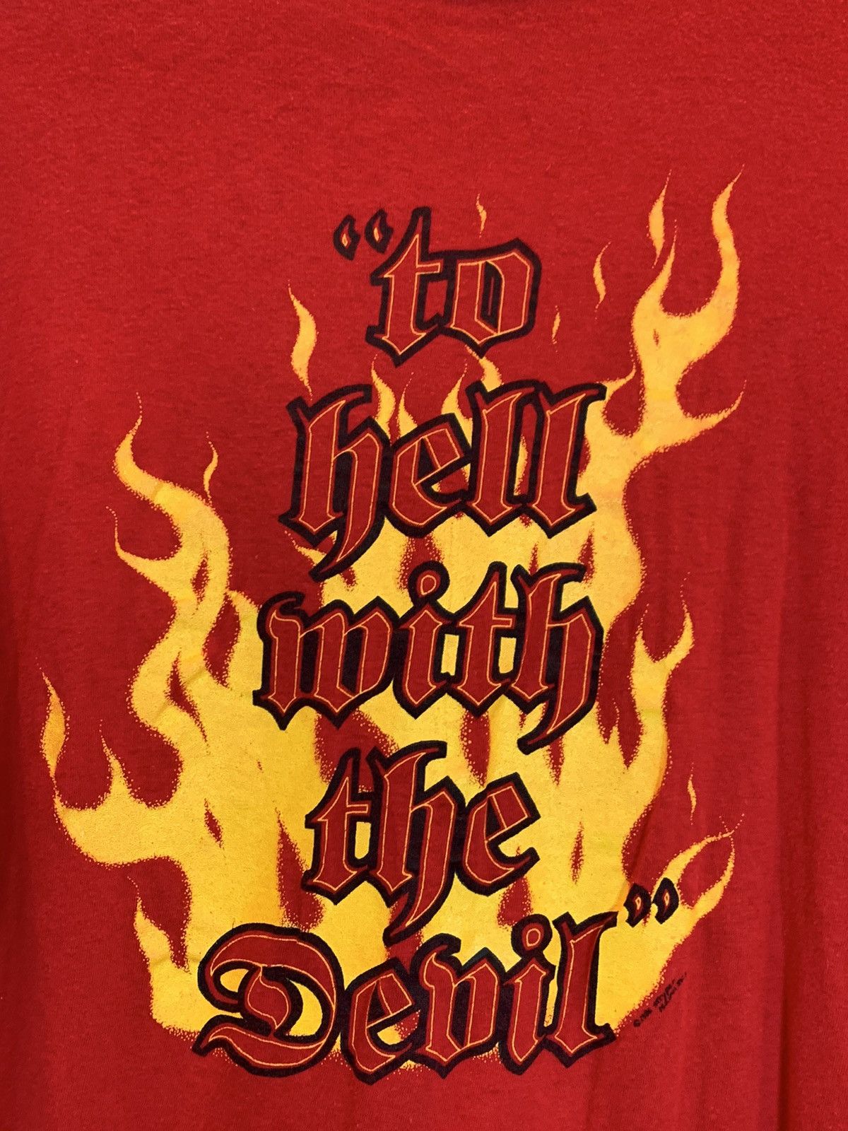 Band Tees × Vintage RARE* Vintage 1986 Stryper To Hell With The Devil Band Shirt Size US XL / EU 56 / 4 - 3 Thumbnail
