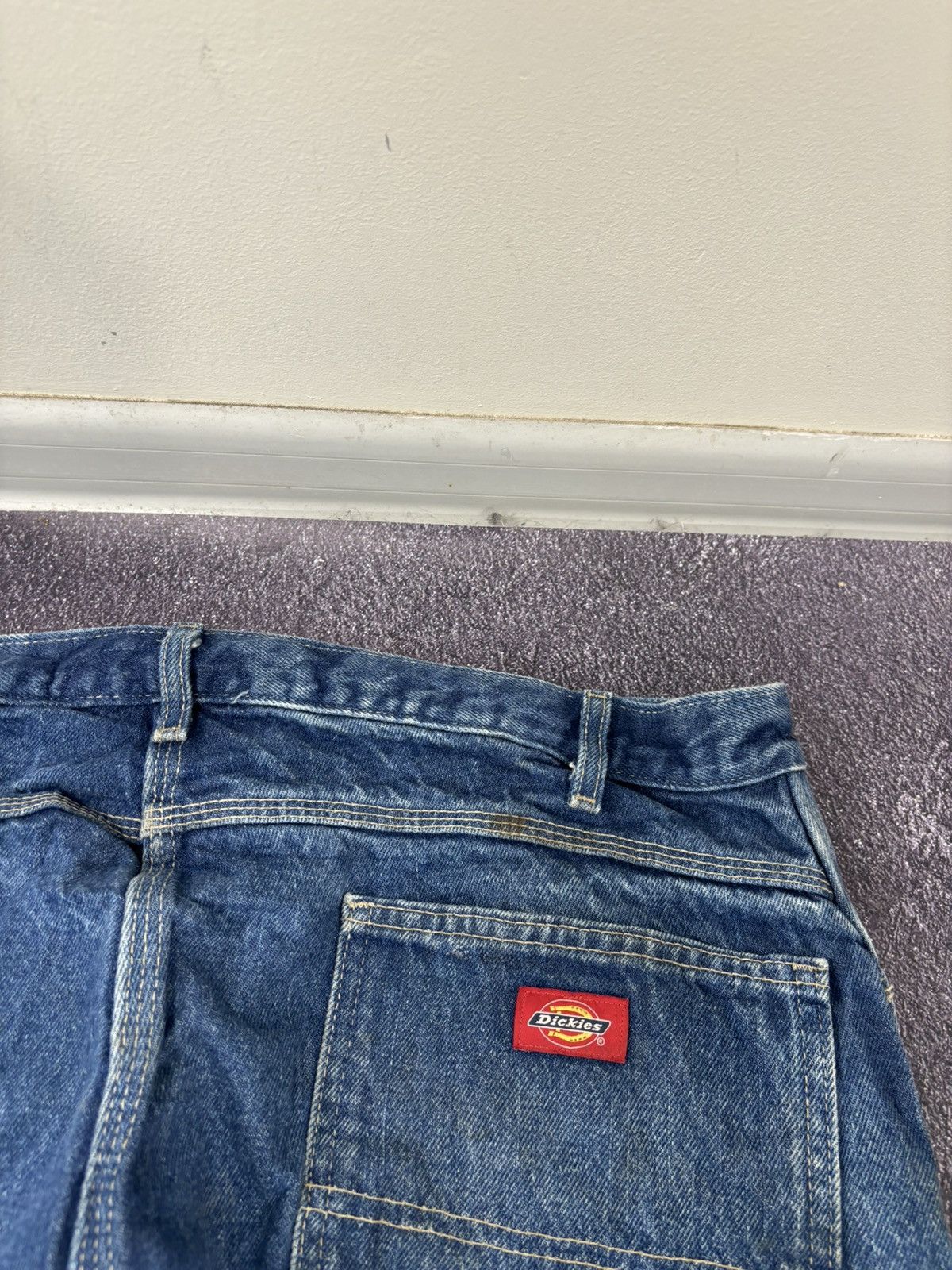 Dickies Vintage Dickies Workwear American Utility Denim Baggy Jeans Size US 38 / EU 54 - 7 Thumbnail