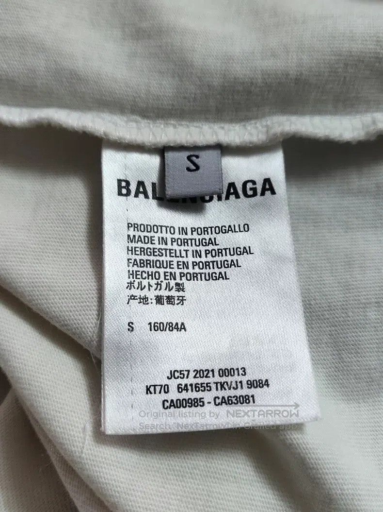 Balenciaga Balenciaga Lettering Print Round Neck Short Sleeve T-Shirt Size US S / EU 44-46 / 1 - 6 Thumbnail