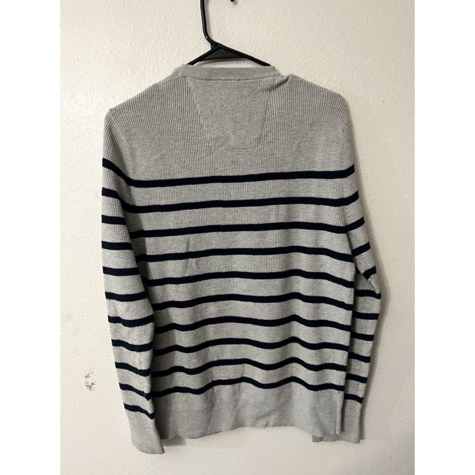 Nautica Nautica Mens Sweater Crew Neck Logo Cotton Gray M Size US M / EU 48-50 / 2 - 3 Thumbnail