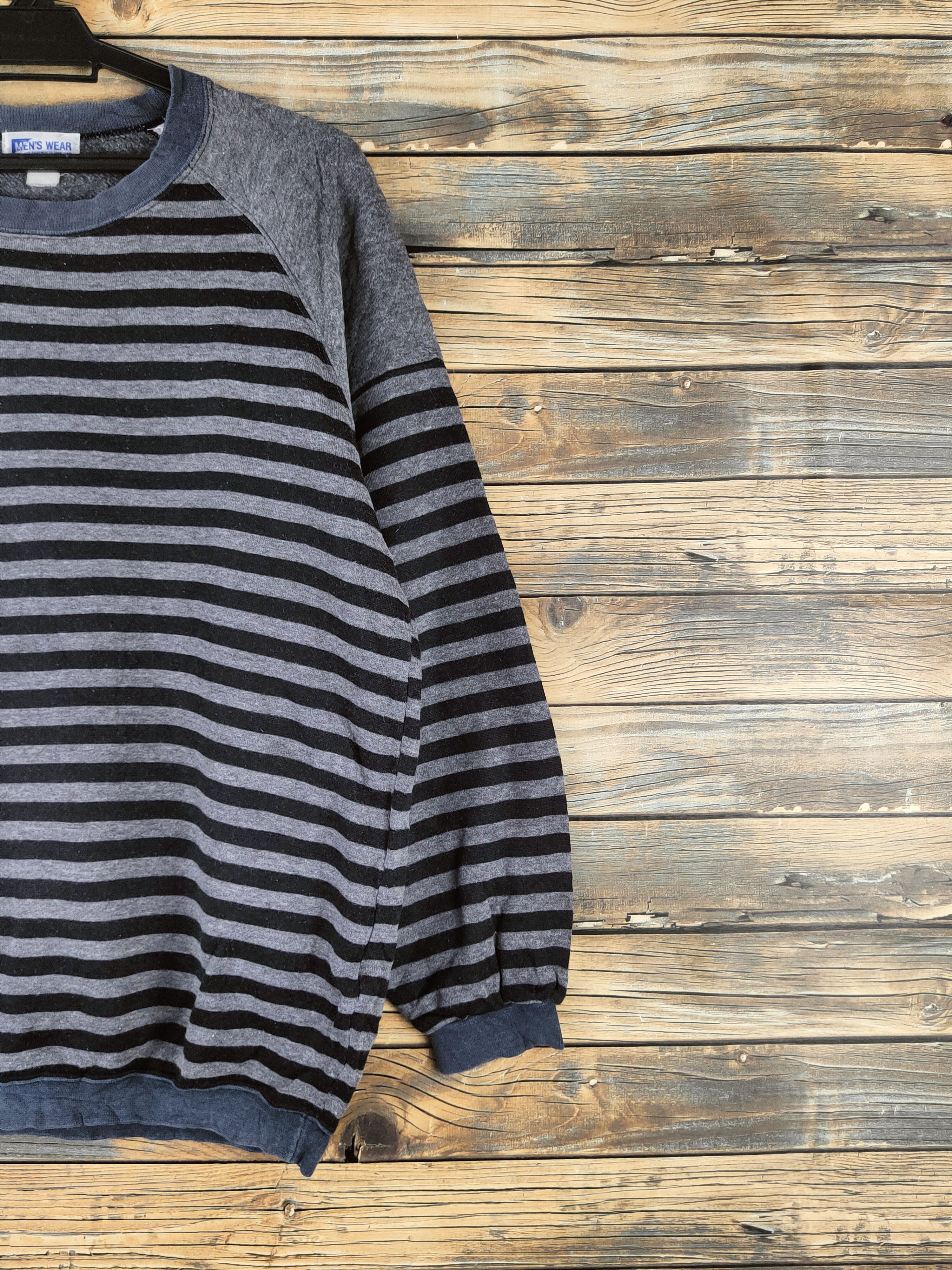Japanese Brand Vintage & Retro Design Japanese Brand Black Gray Sweatshirt Size US L / EU 52-54 / 3 - 5 Thumbnail
