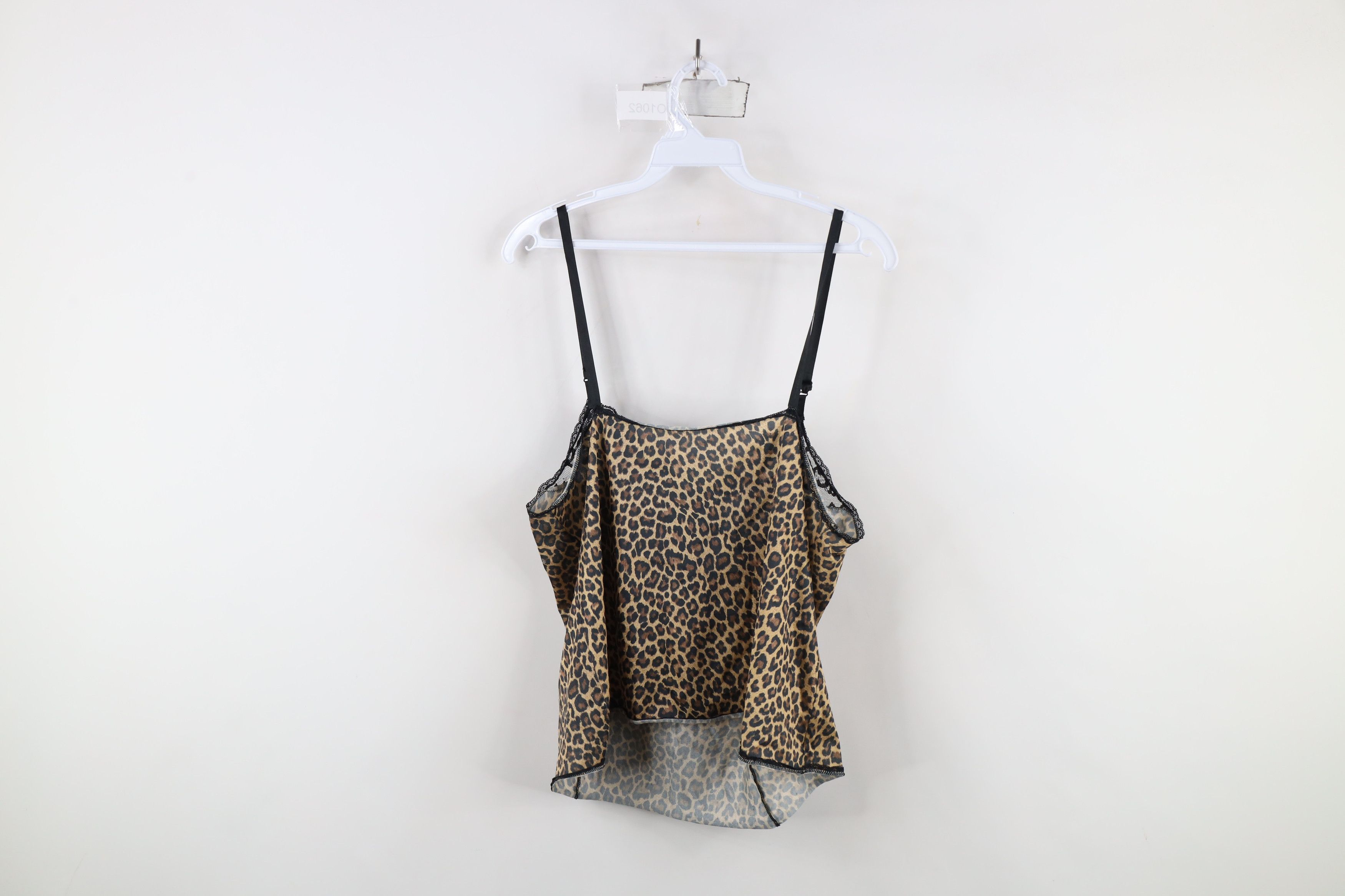 Vintage Vintage 90s Baby Doll Fairy Leopard Cami Tank Top Shirt USA Size L / US 10 / IT 46 - 8 Thumbnail