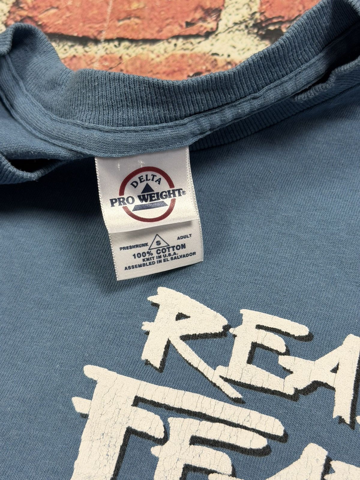 Delta Vintage Real Fear Jesus T-Shirt No Fear Parody Bible Size US S / EU 44-46 / 1 - 6 Thumbnail