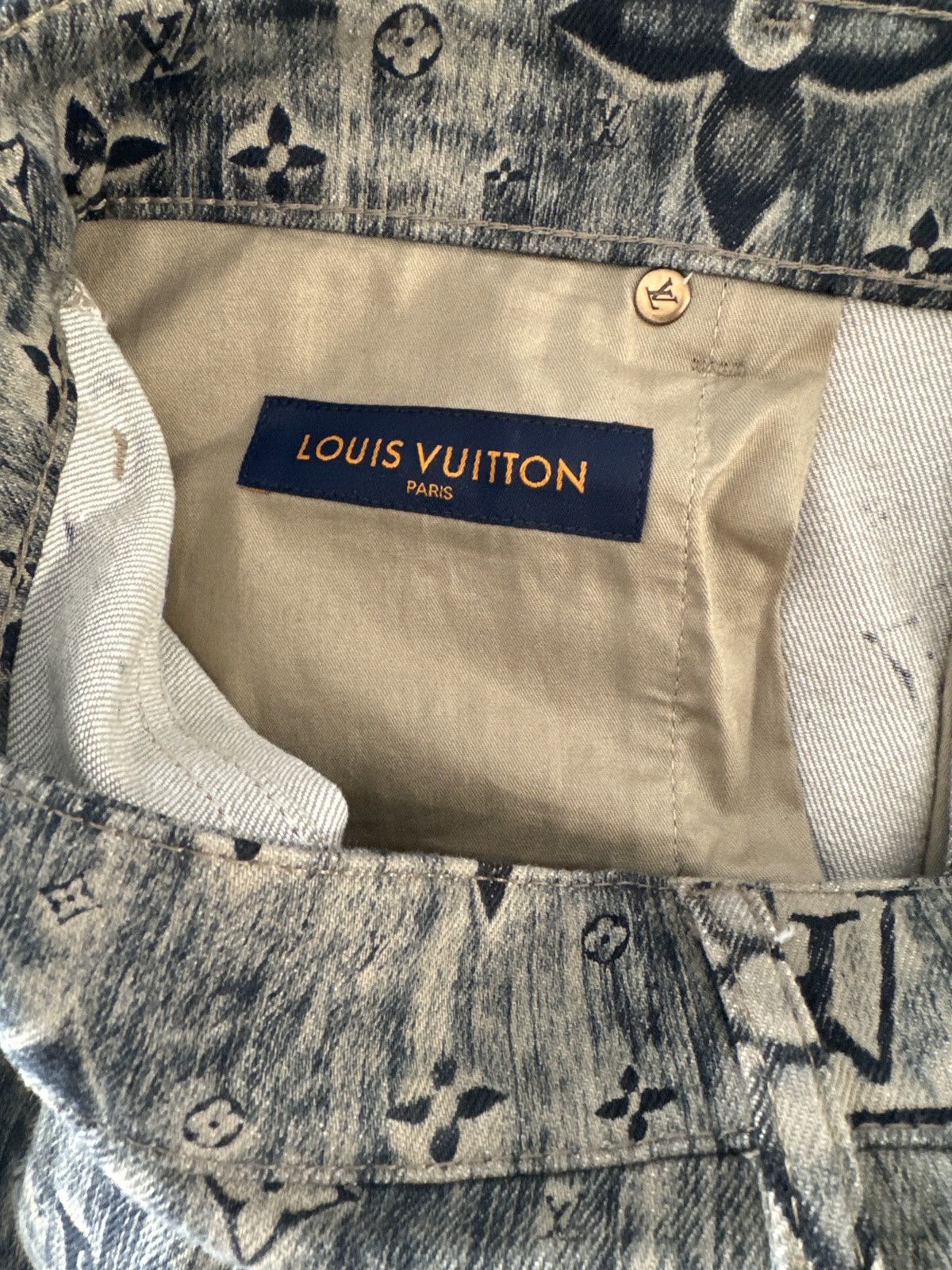 Louis Vuitton Louis Vuitton Monogram Tailored Denim Pants Size US 32 / EU 48 - 7 Thumbnail
