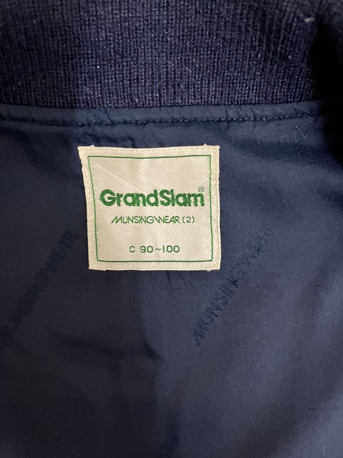 Grand Slam × Japanese Brand Vintage Grand Slam Blue Plaid Checker Quarter Zip Size US L / EU 52-54 / 3 - 5 Thumbnail