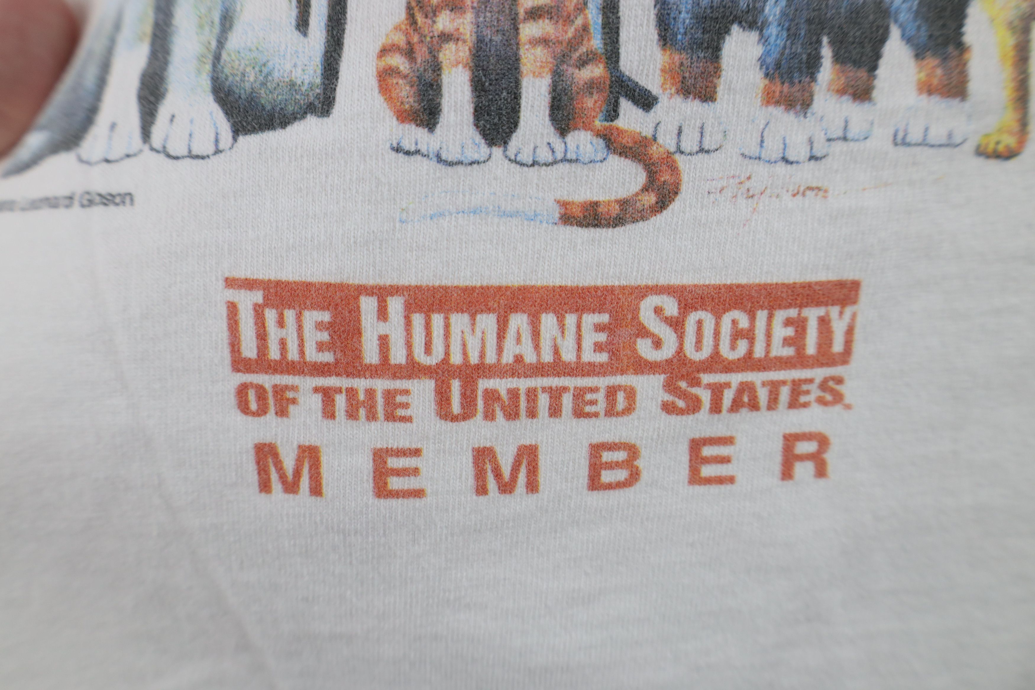Vintage Vintage Christmas The Humane Society Member Animals T-Shirt Size L / US 10 / IT 46 - 8 Thumbnail