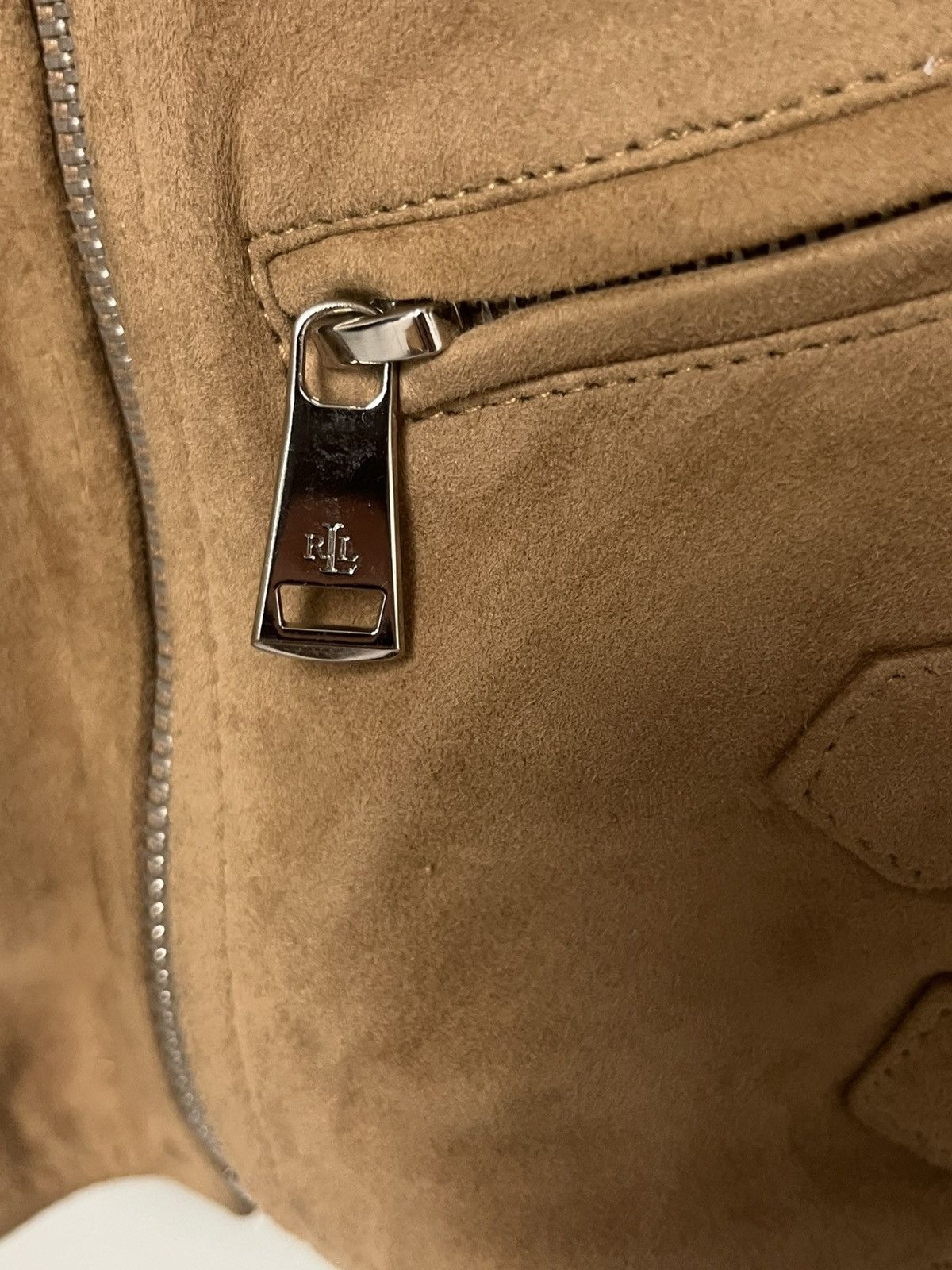 Lauren Ralph Lauren × Ralph Lauren Suede biker jacket. Size medium Size M / US 6-8 / IT 42-44 - 3 Thumbnail