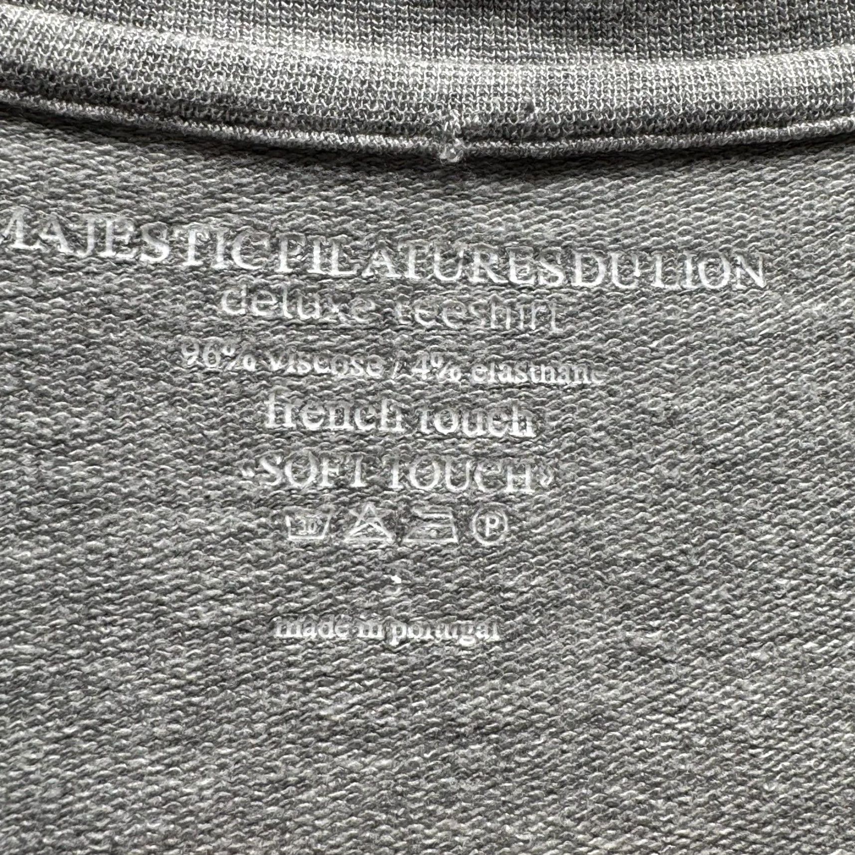MAJESTIC FILATURES Majestic Filatures Tank Top Womens 3 Gray Crew Neck Soft Touch Jersey Stretch Size XS / US 0-2 / IT 36-38 - 3 Thumbnail