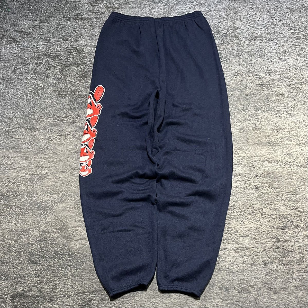 Tultex Vintage 90s Cleveland Indians Chief Wahoo MLB Sweatpants XXL Size US 32 / EU 48 - 2 Thumbnail