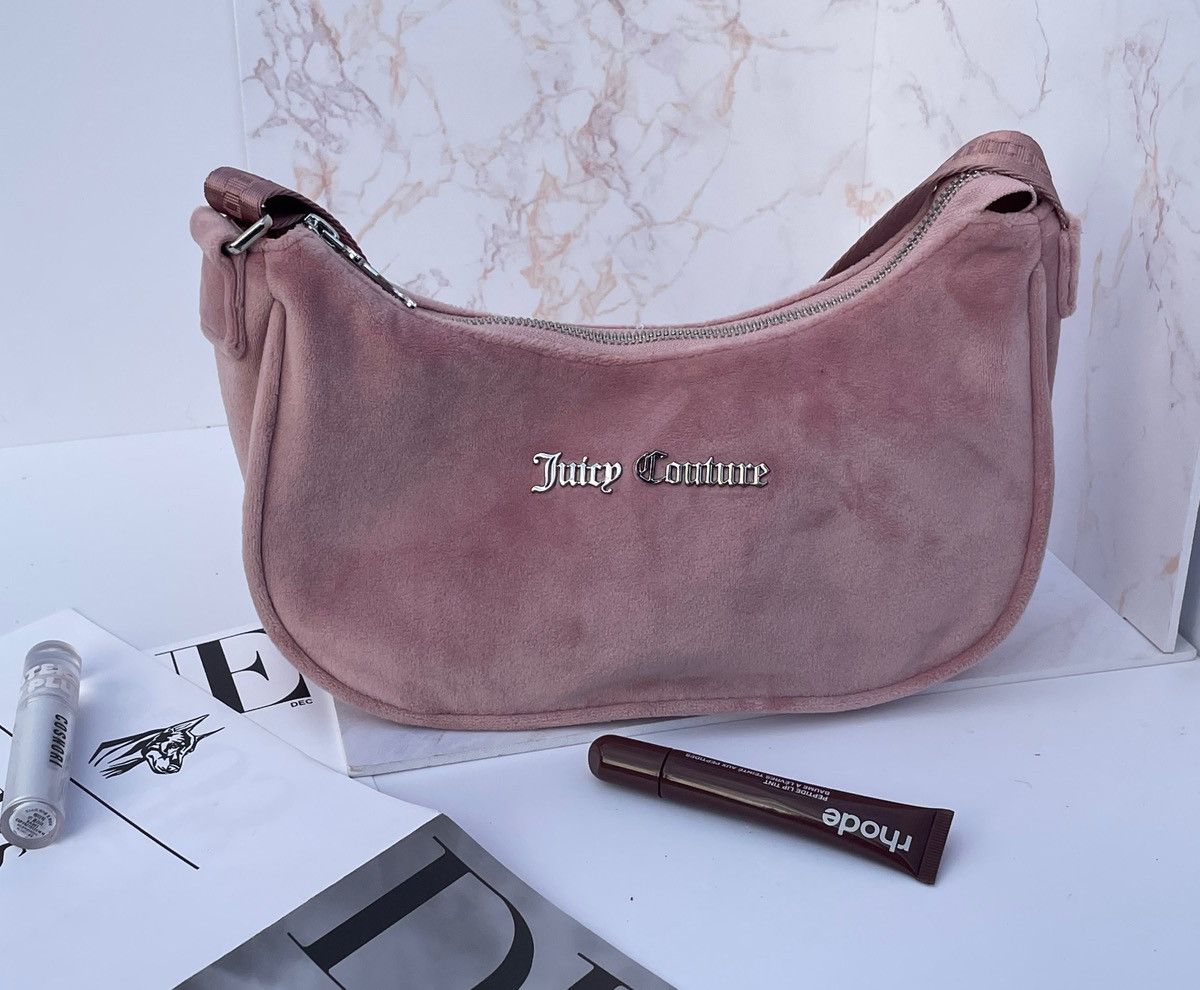 Juicy Couture Pink velur bag Juicy Couture Size ONE SIZE - 10 Thumbnail