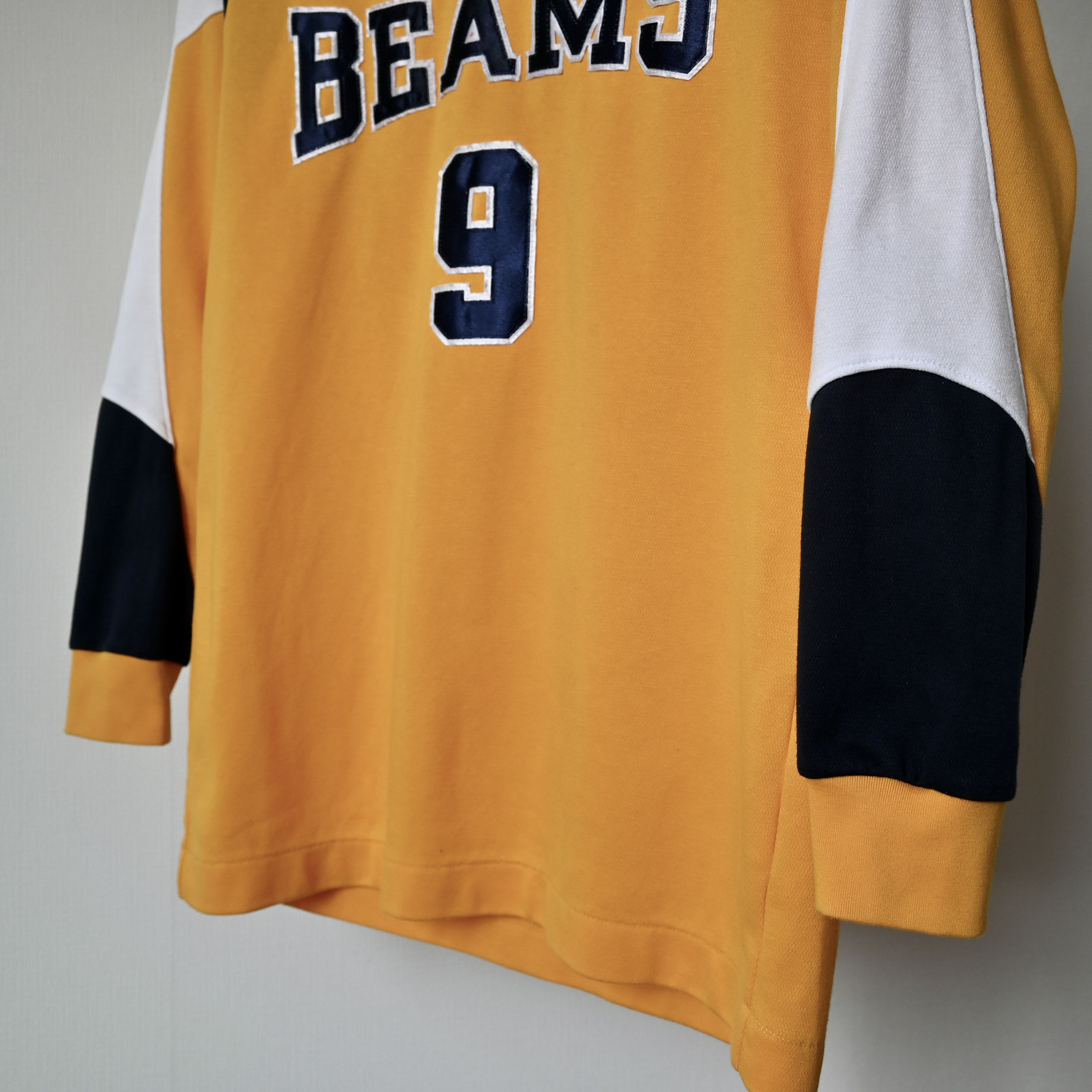 Asics VTG 1990s ASICS "BEAMS" logo succer jersey, made in Japan Size US M / EU 48-50 / 2 - 12 Thumbnail