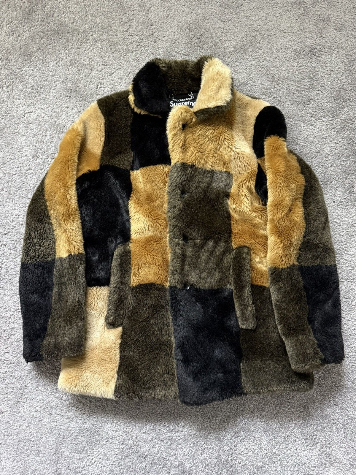 Supreme Supreme faux croc car coat | Grailed
